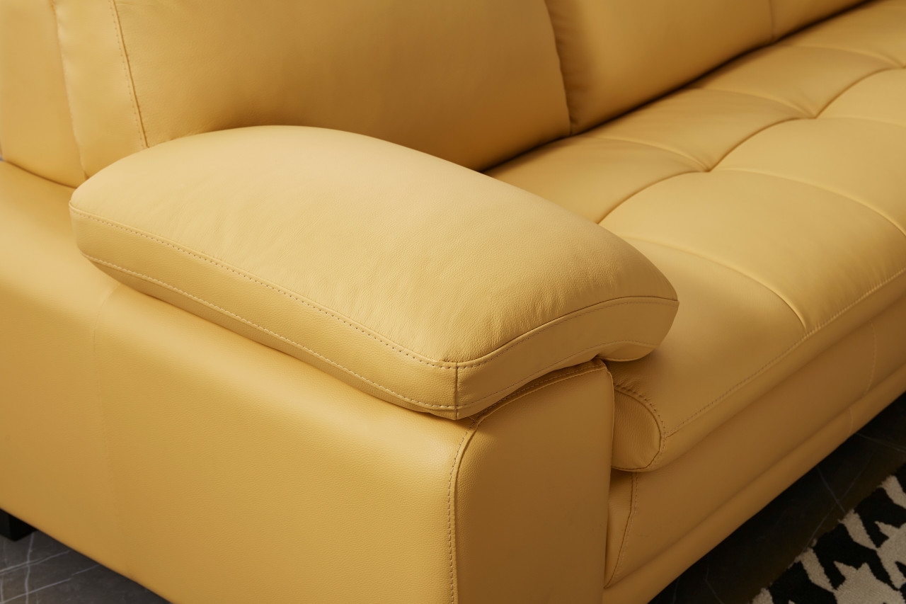 ML157 Top Grain Leather Match L-Shape Sectional, Right Chaise Facing