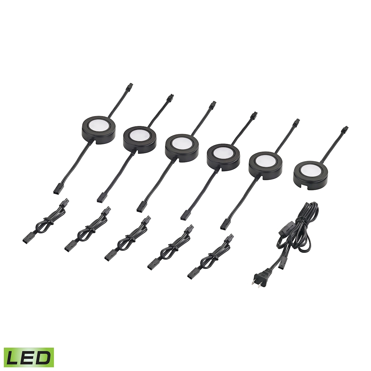 Housings 6 Piece Under Cabinet Lighting Suite, Configuration 2