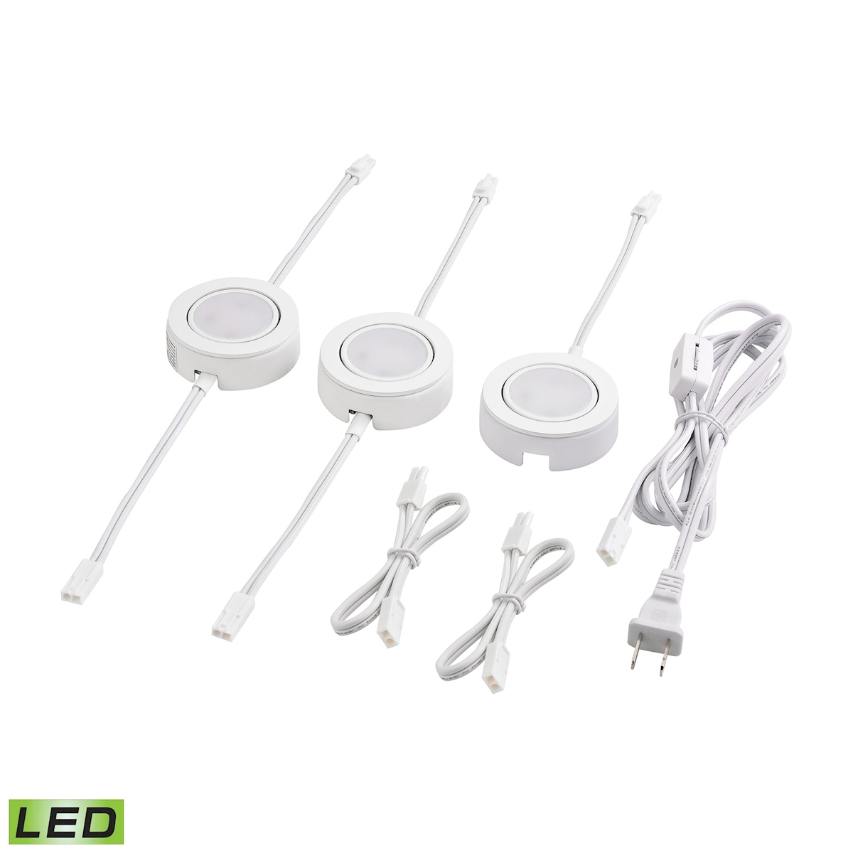 Housings 3 Piece Under Cabinet Lighting Suite, Configuration 2