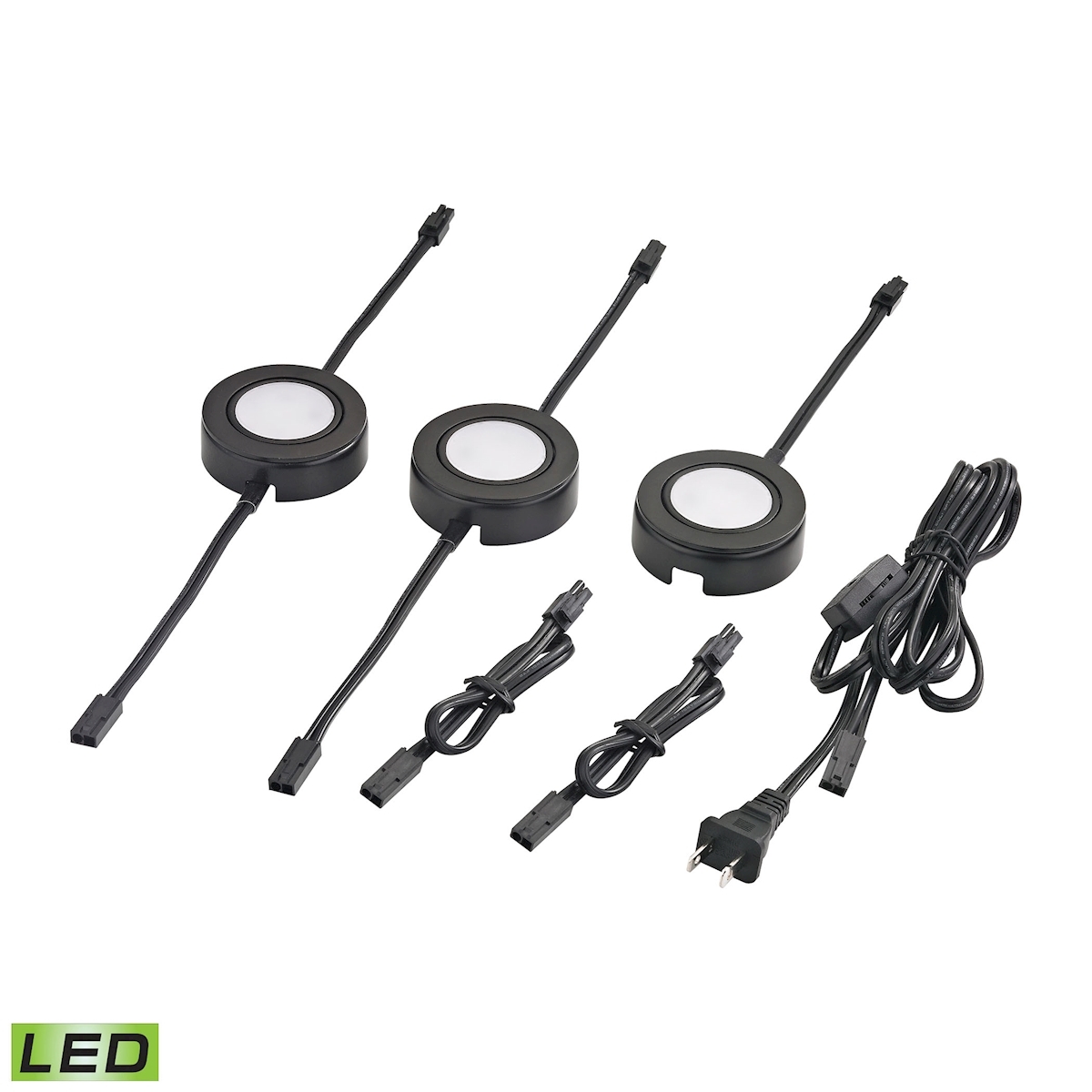 Housings 3 Piece Under Cabinet Lighting Suite, Configuration 2