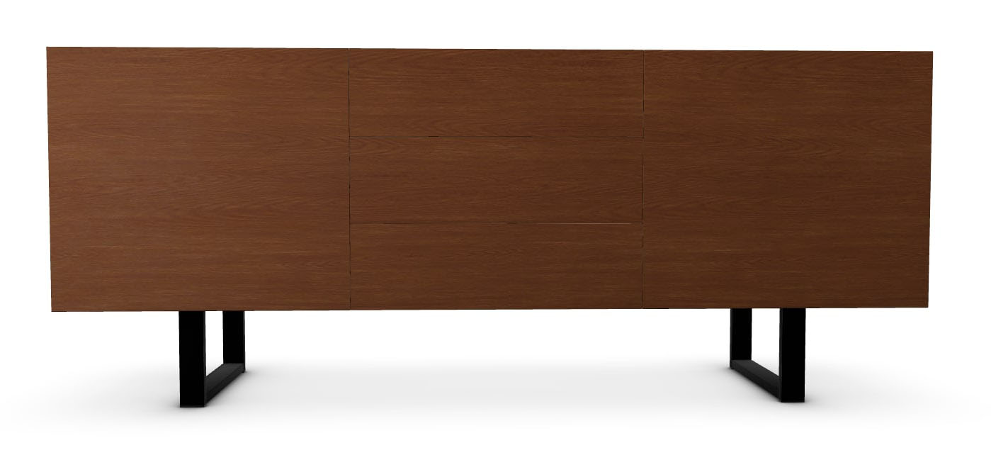 Horizon Ceramic/Wood/Metal Customizable Sideboard w/2 Doors & 3 Drawers & Metal Base