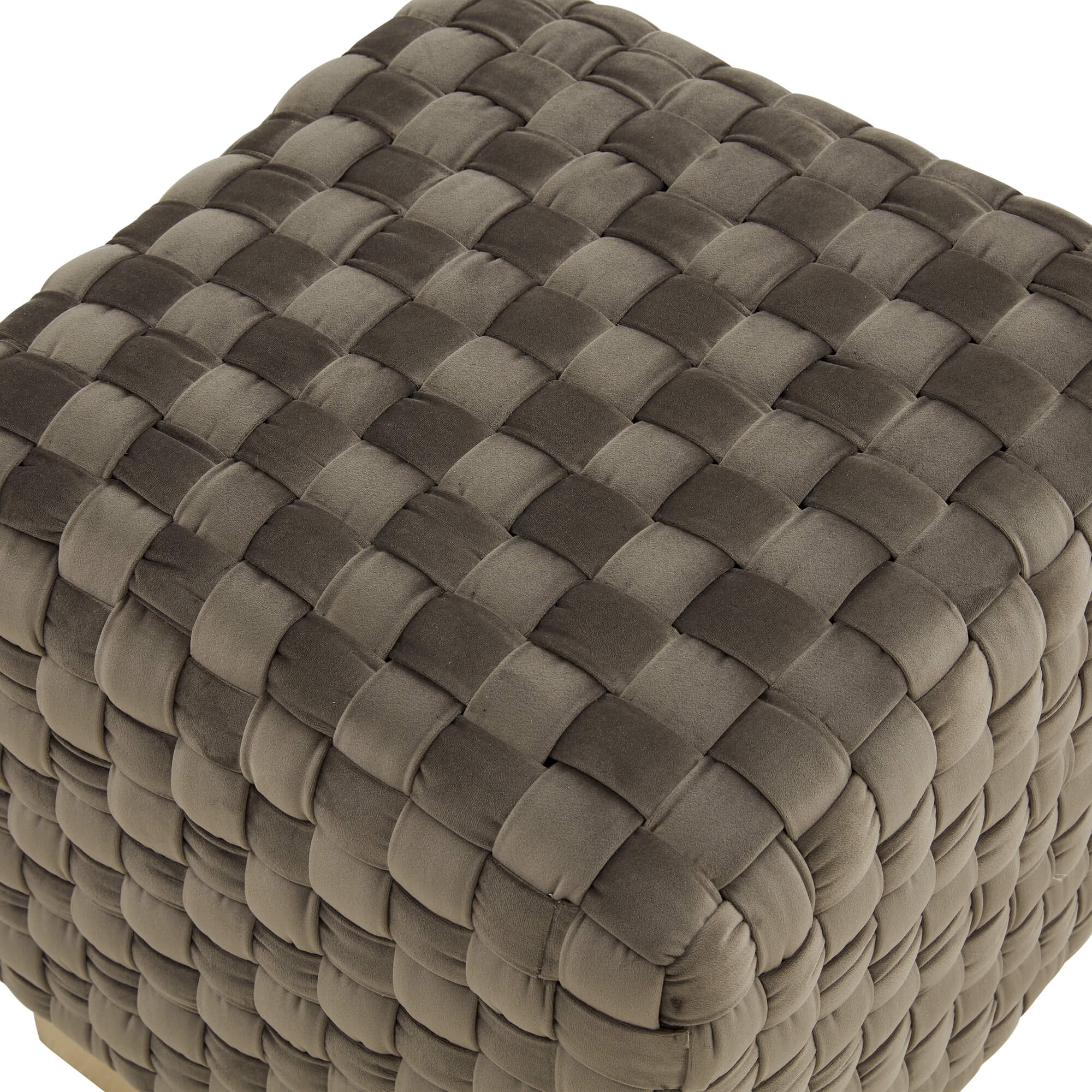Myrtle Square Weave Ottoman