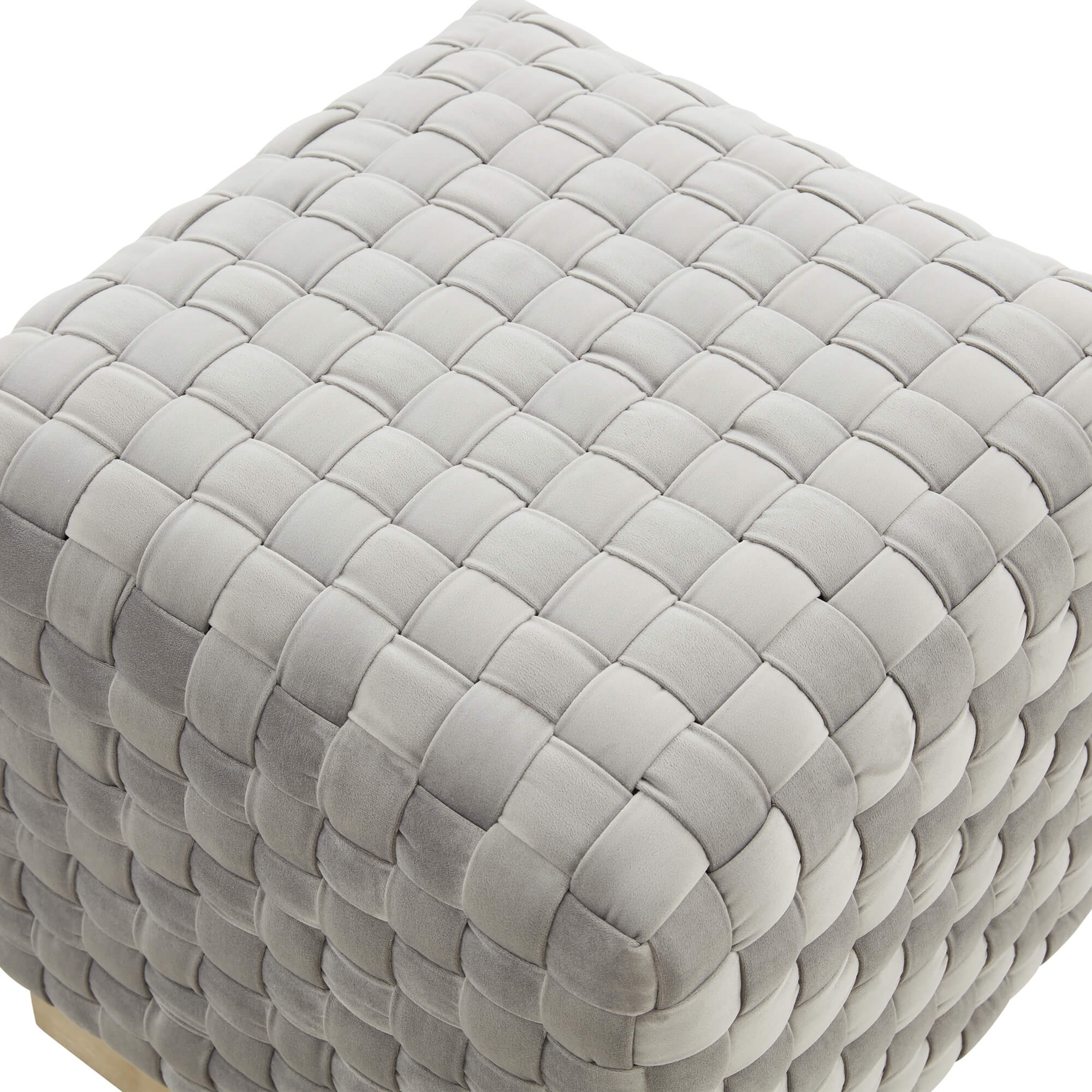 Myrtle Square Weave Ottoman