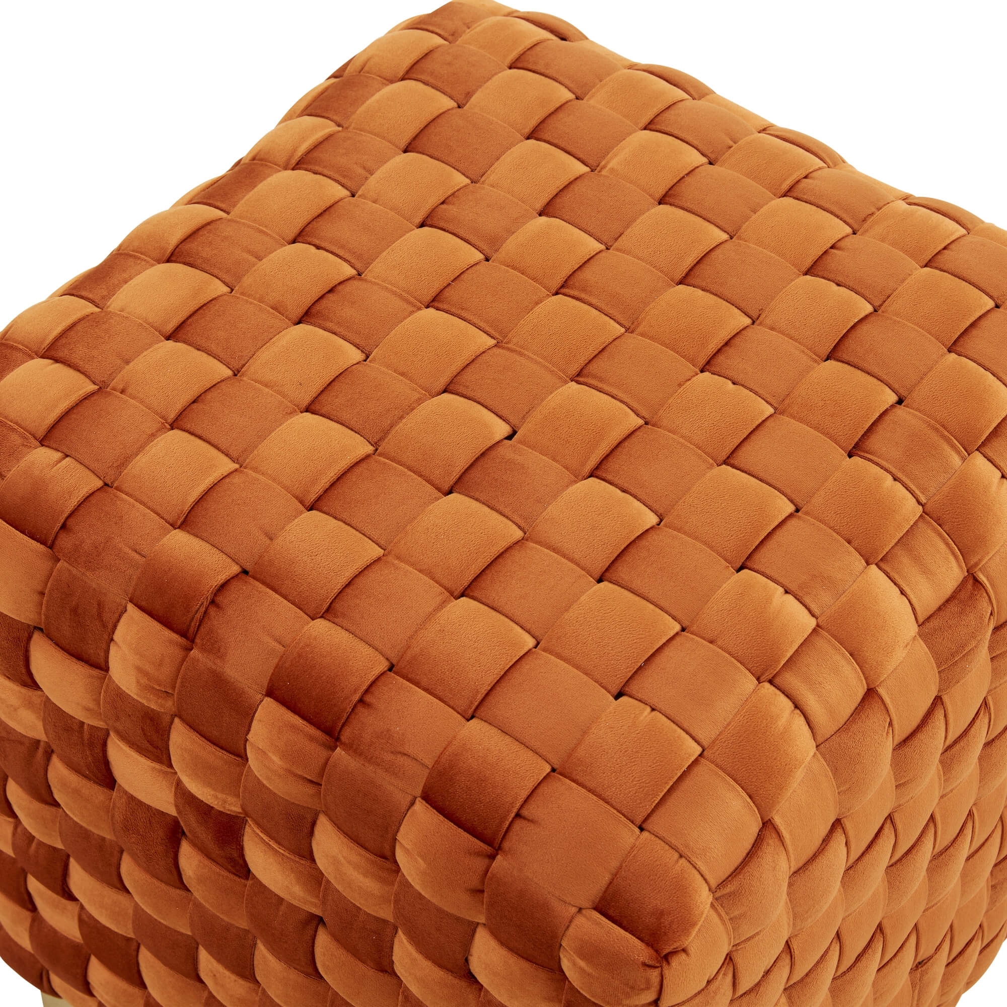 Myrtle Square Weave Ottoman