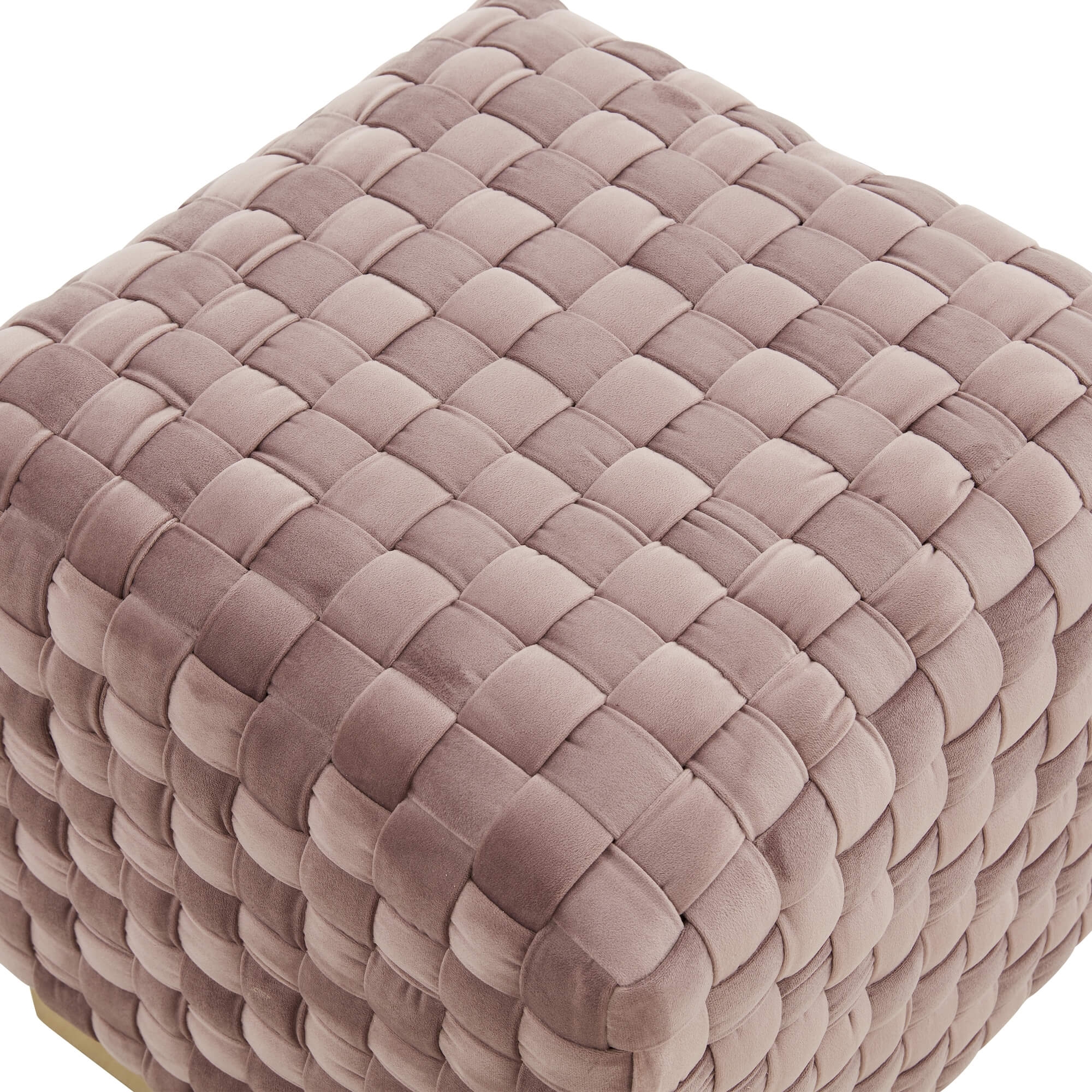 Myrtle Square Weave Ottoman