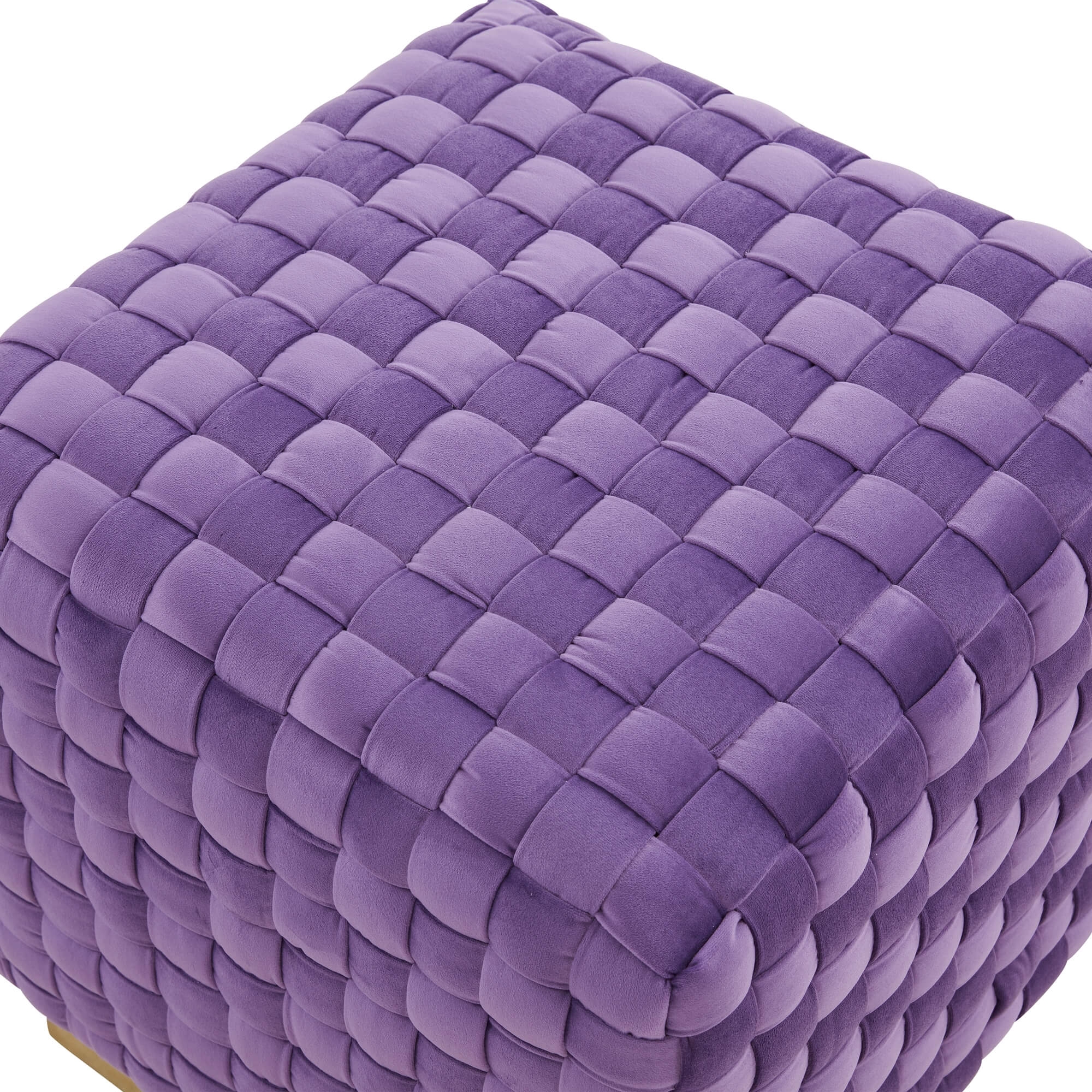 Myrtle Square Weave Ottoman