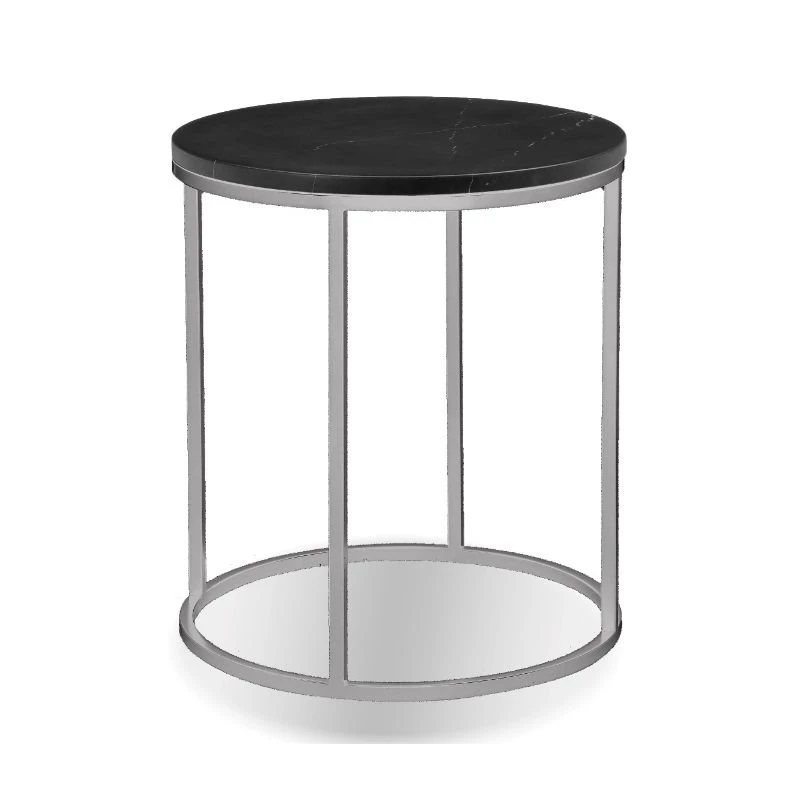 Onix Round Marble End Table