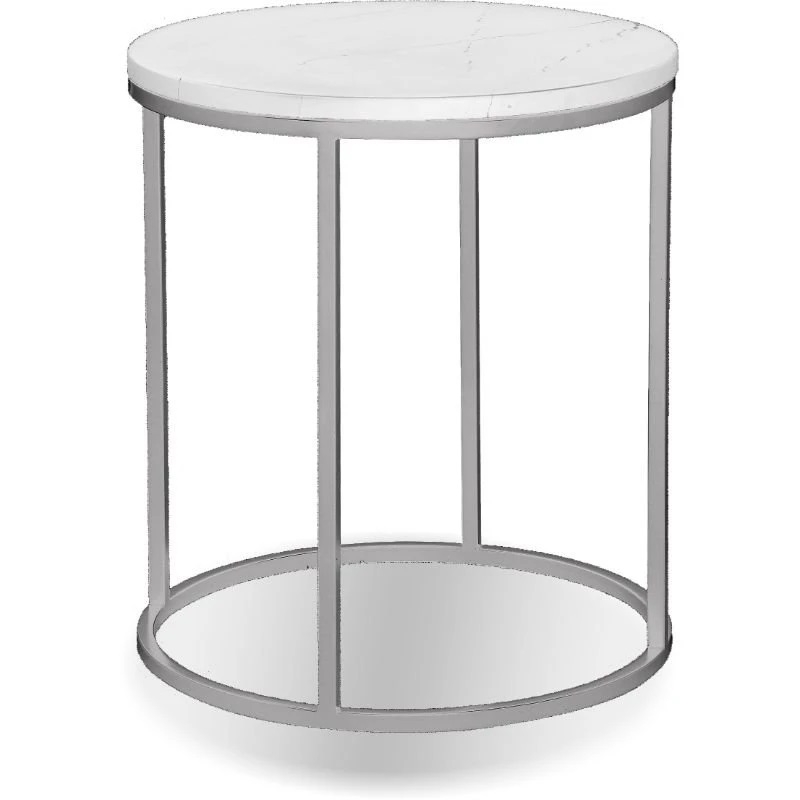 Onix Round Marble End Table