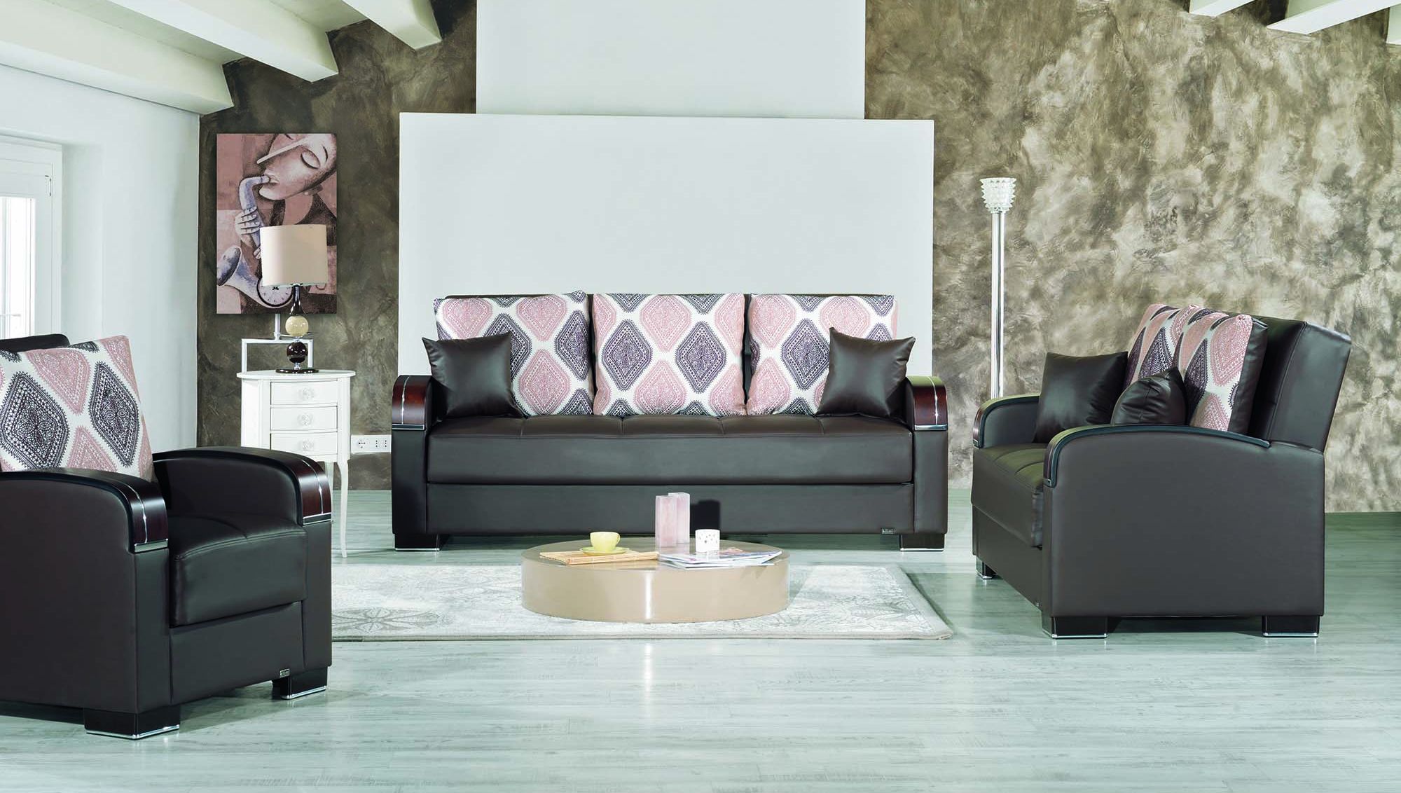 Mobimax PU Convertible Living Room Set