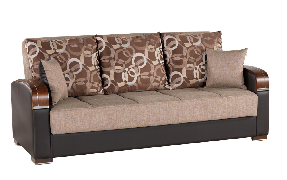 Mobimax PU/Fabric Convertible Living Room Set