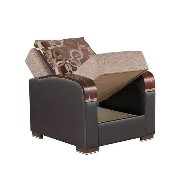 Mobimax PU/Fabric Convertible Living Room Set