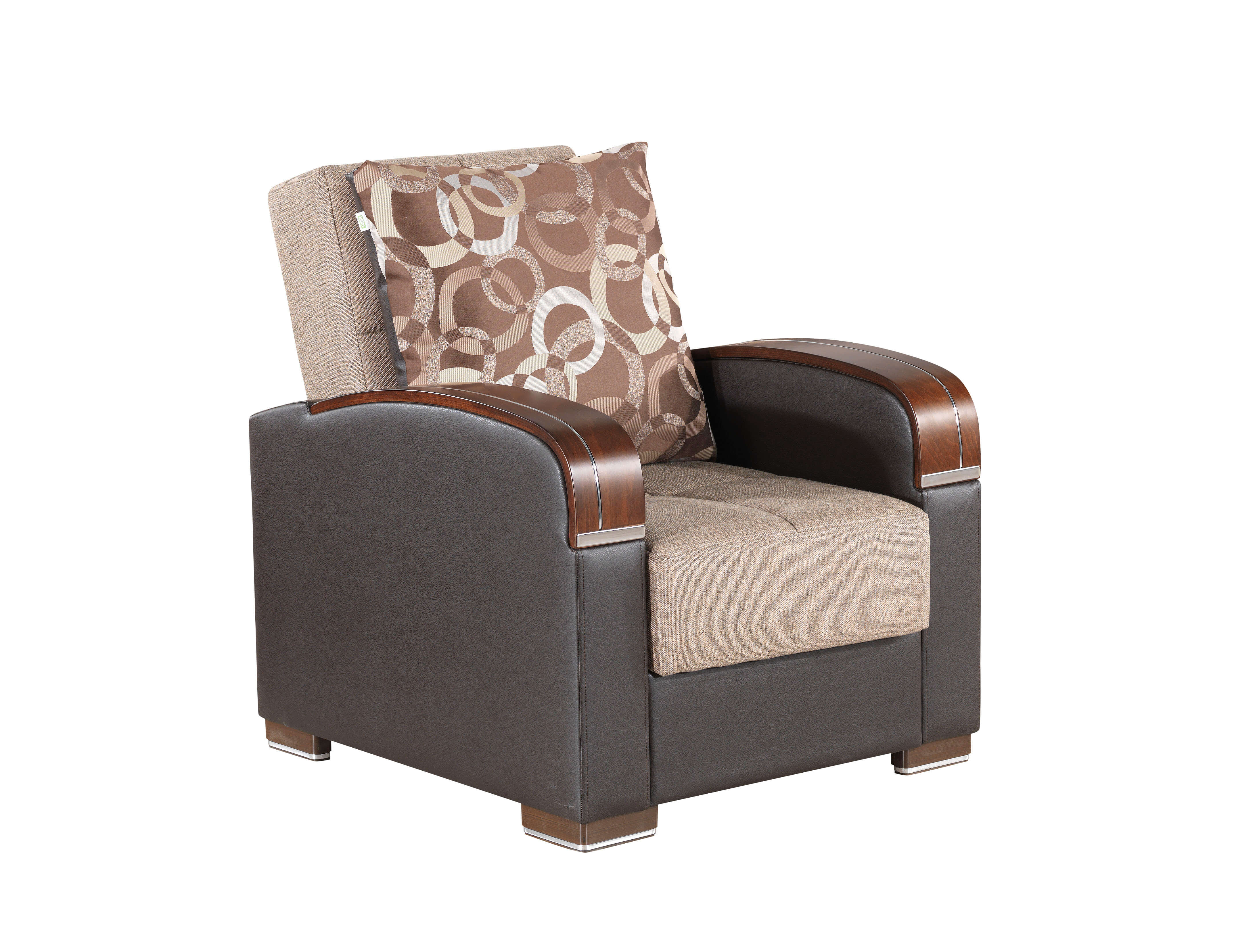 Mobimax PU/Fabric Convertible Living Room Set