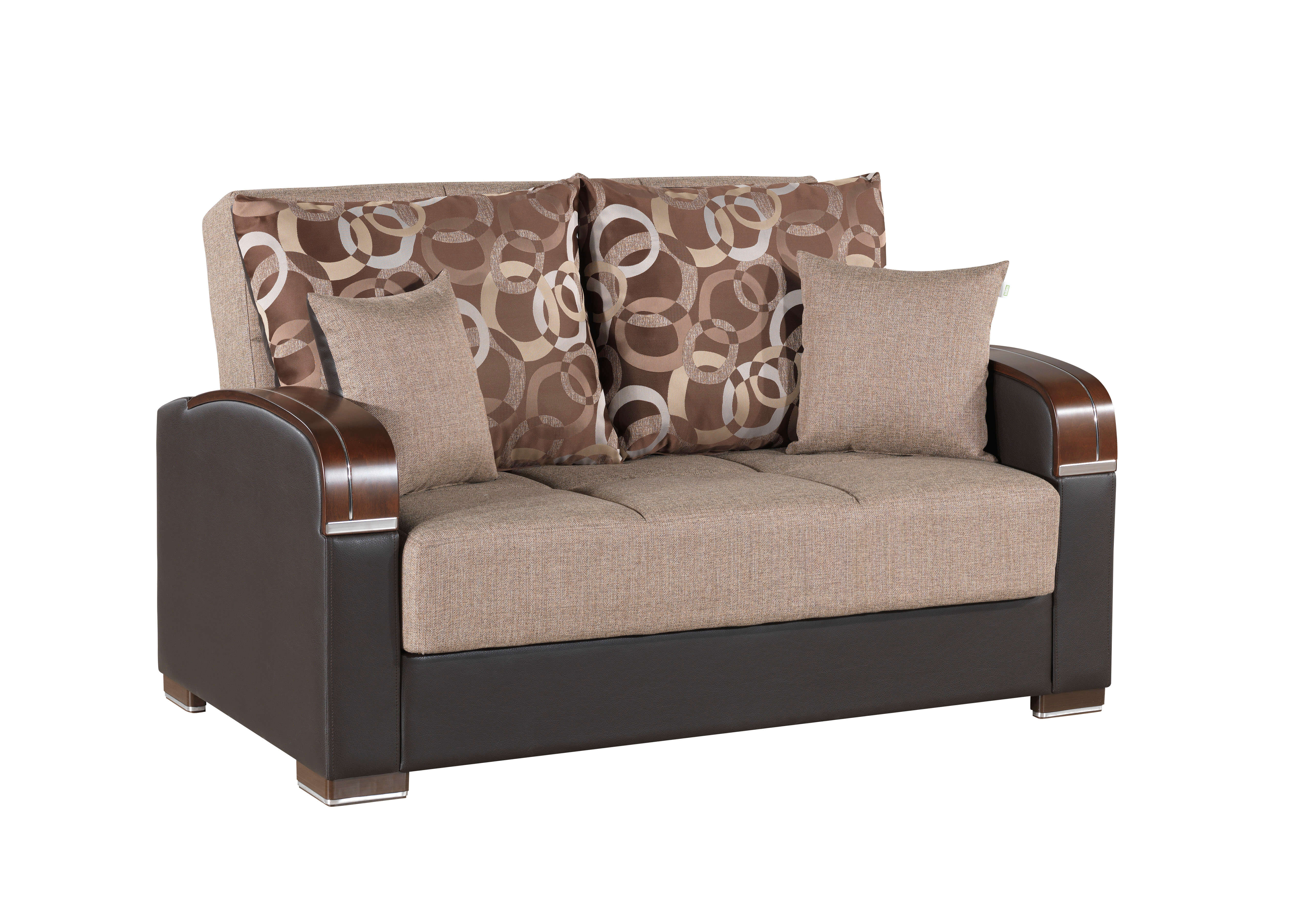 Mobimax PU/Fabric Convertible Living Room Set