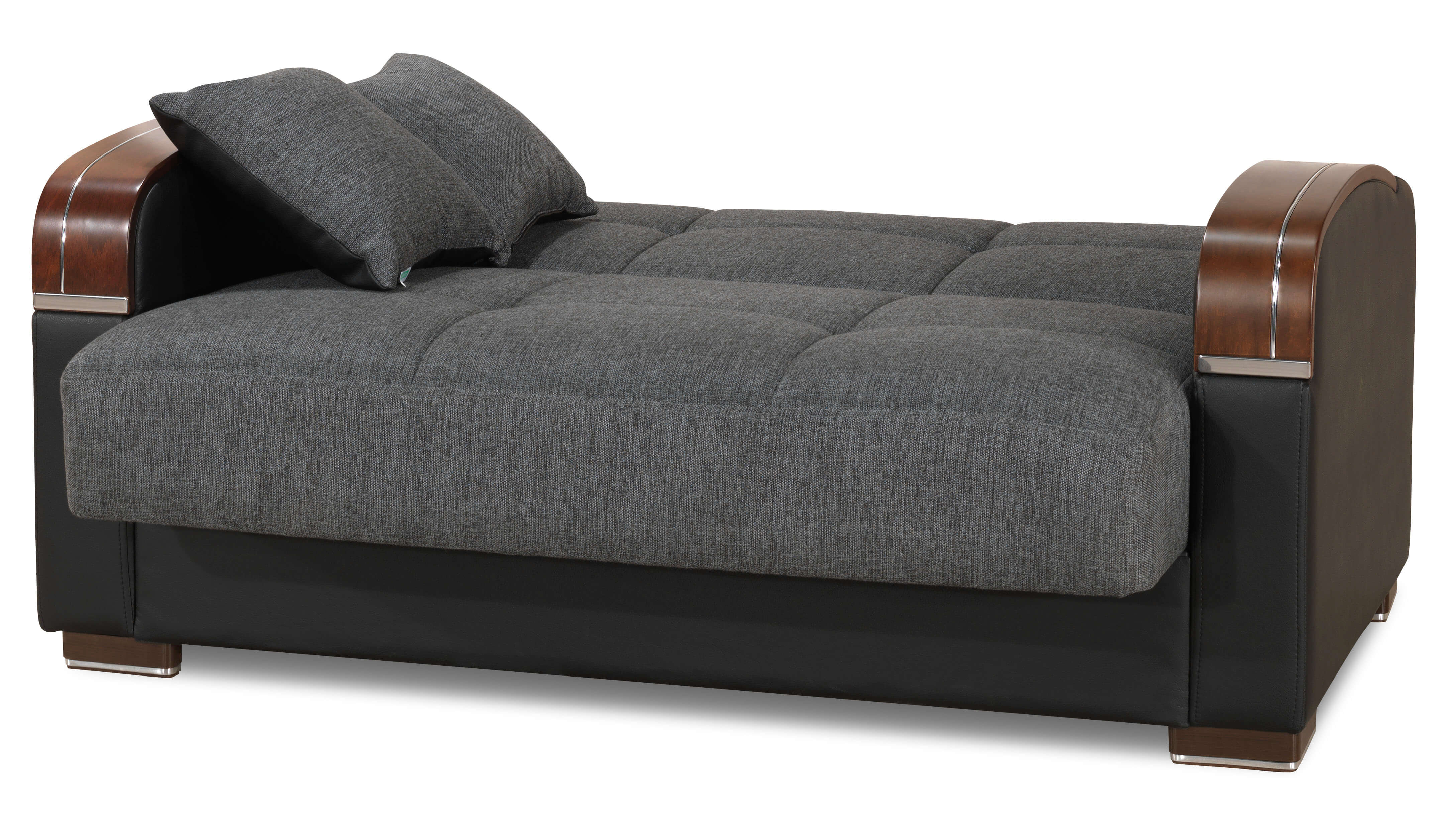 Ottomanson Founders Sleeper Loveseat, Brown Chenille