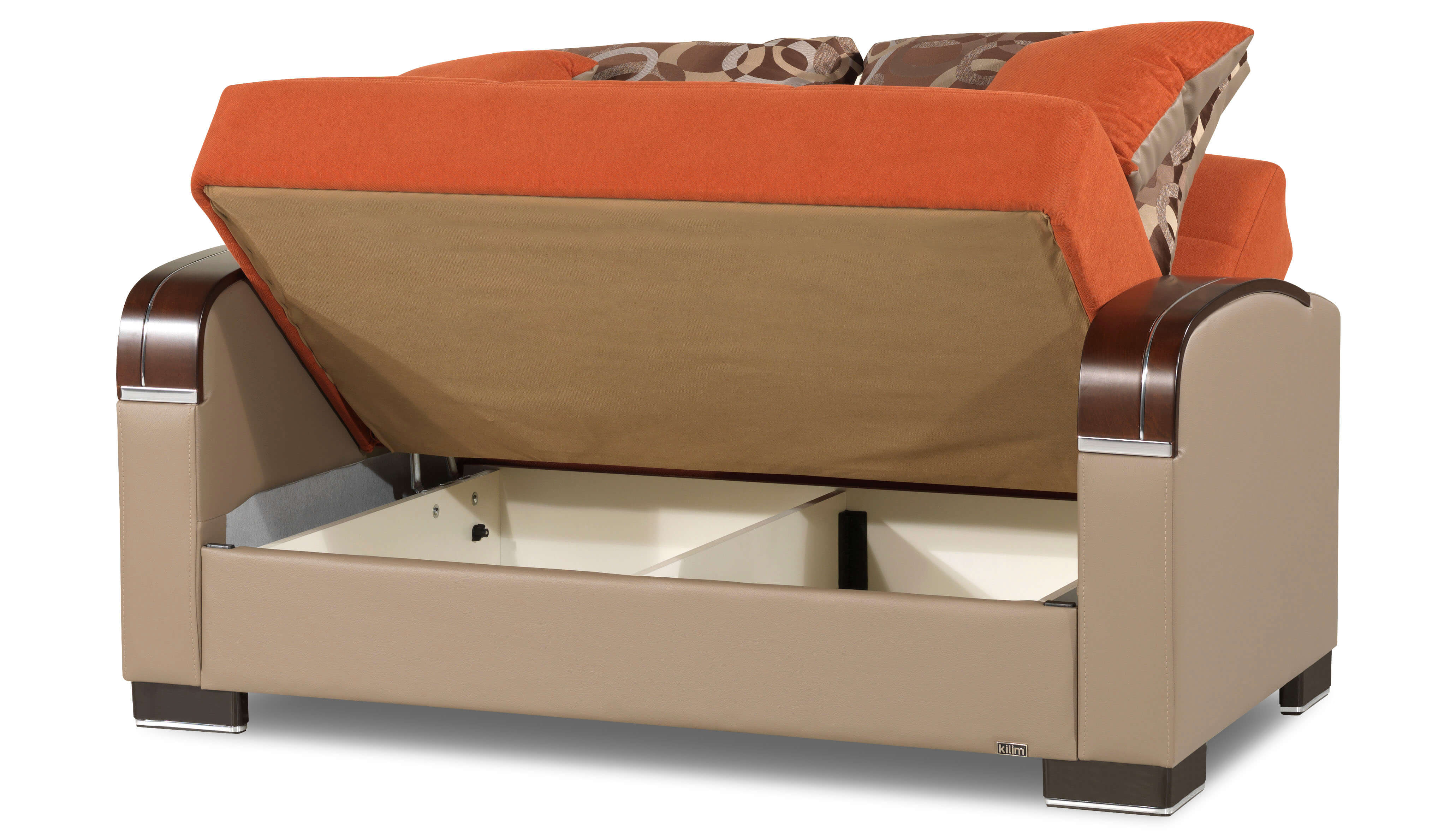 Mobimax Loveseat, Orange by Casamode