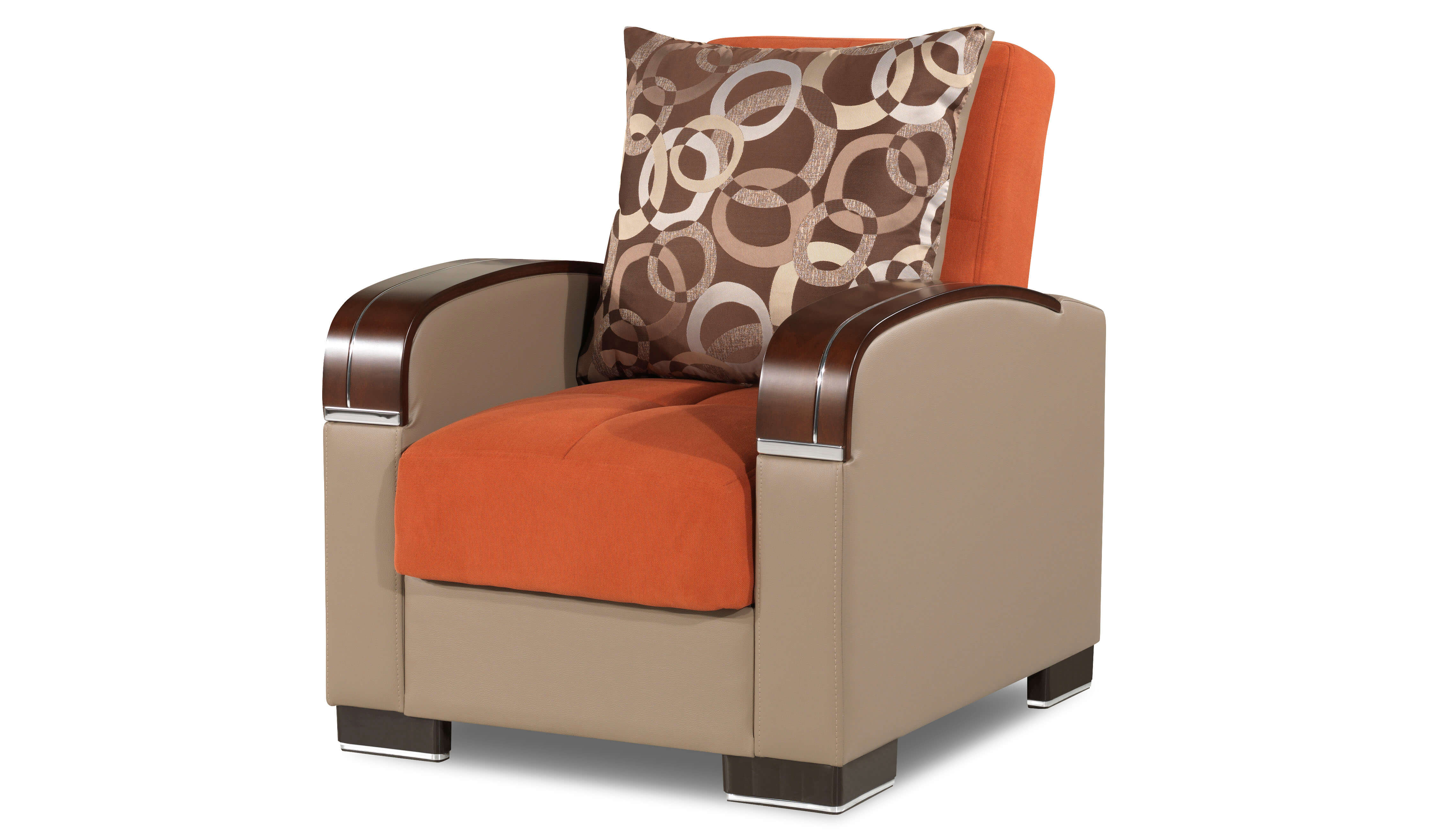 Mobimax PU/Fabric Convertible Living Room Set