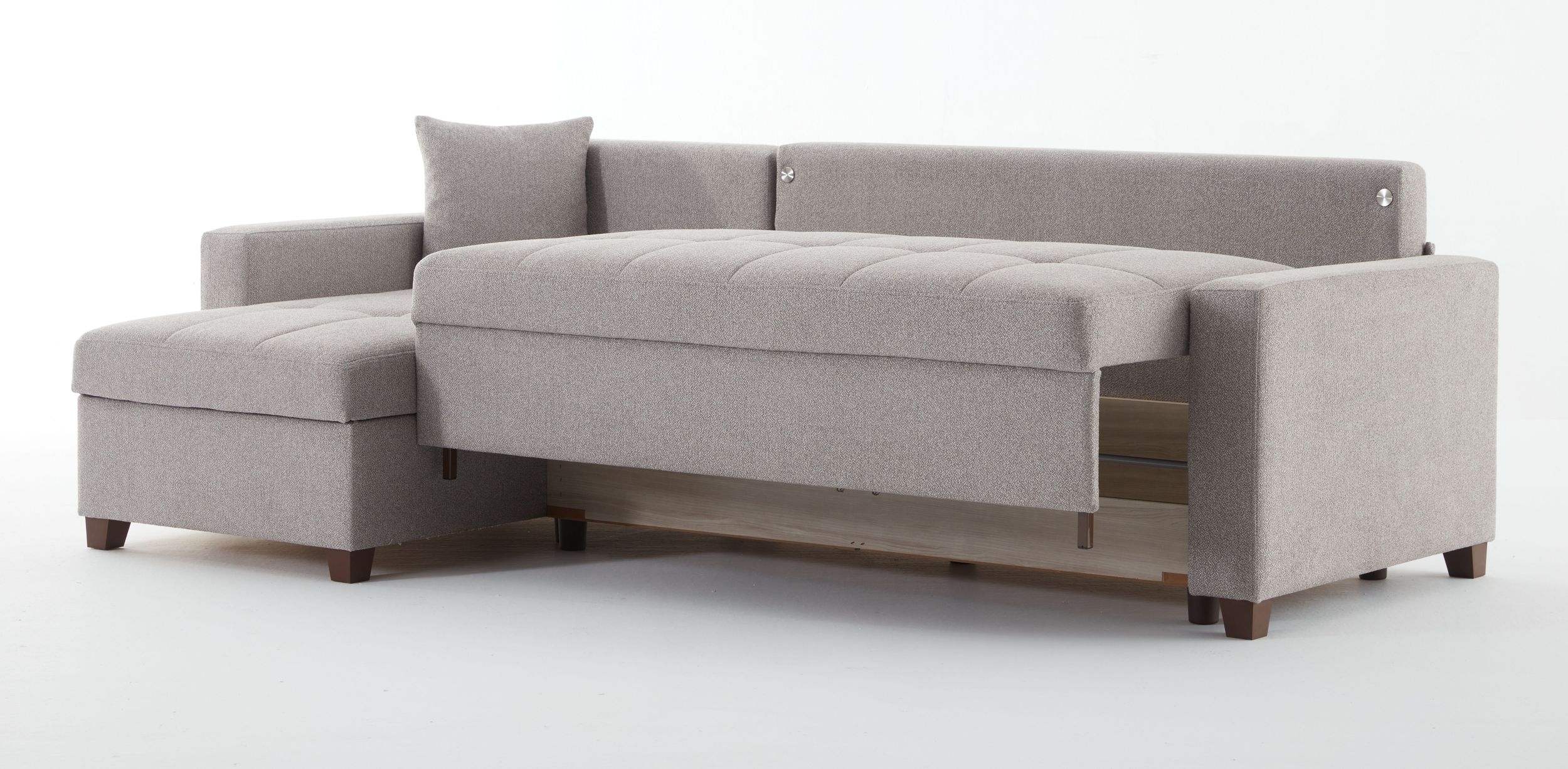 Bellona Mocca Reversible Sleeper Storage Sectional