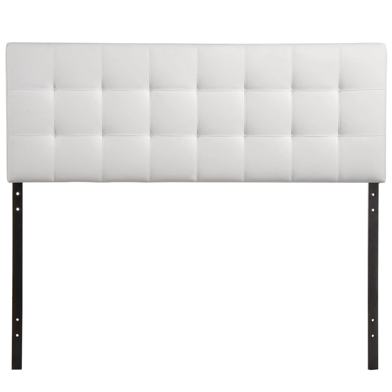 Lily Queen Vinyl Headboard, White by Modway Furniture