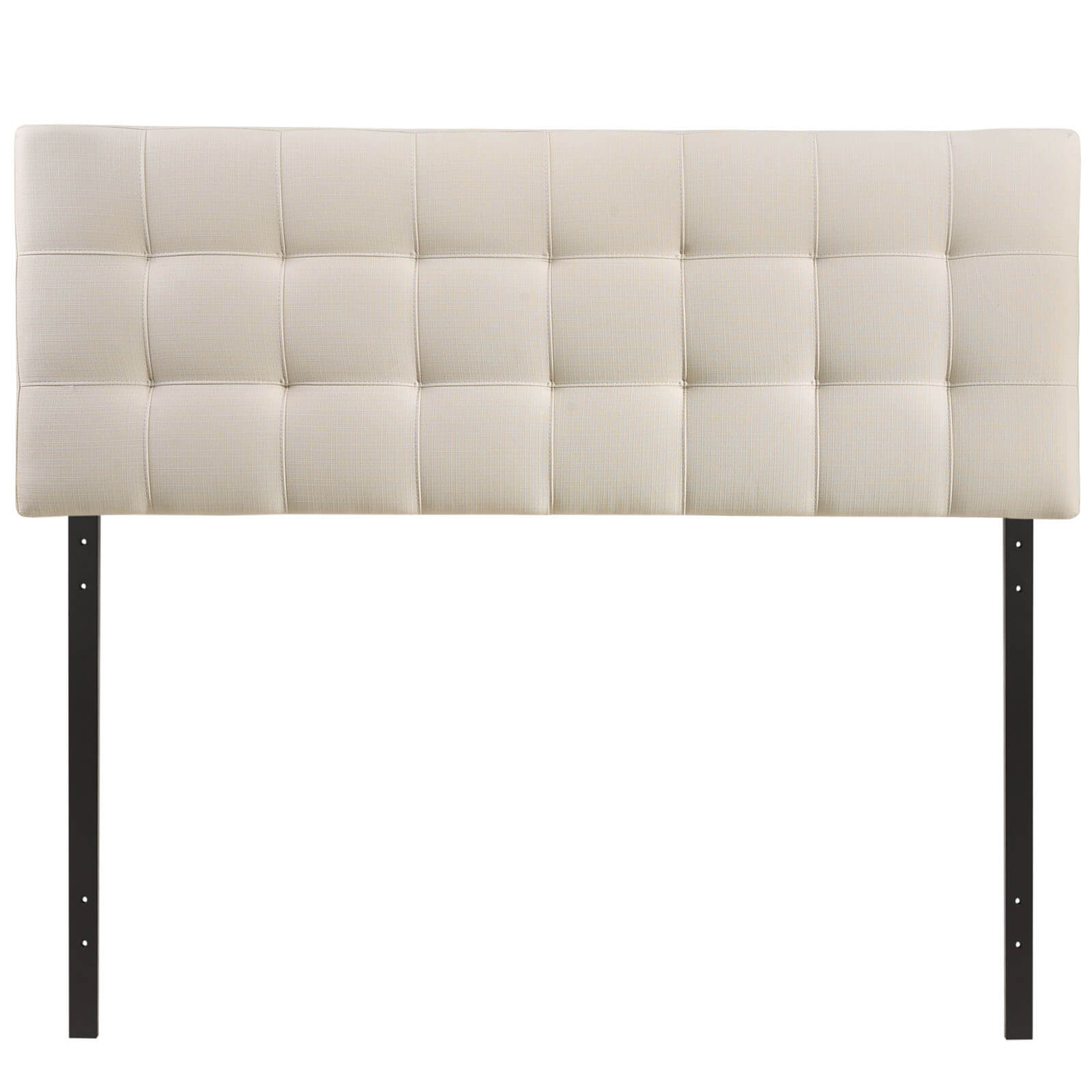 Lily King Fabric Headboard, Ivory by Modway Furniture