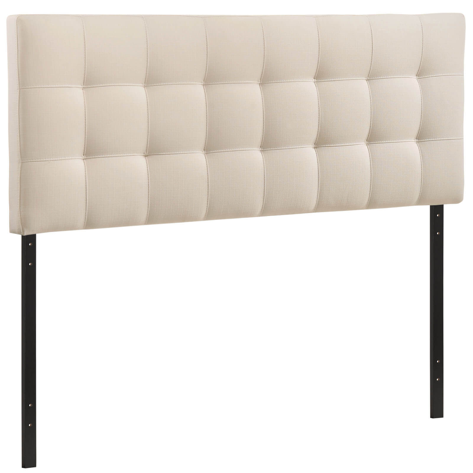 Lily Full Fabric Headboard, Ivory by Modway Furniture