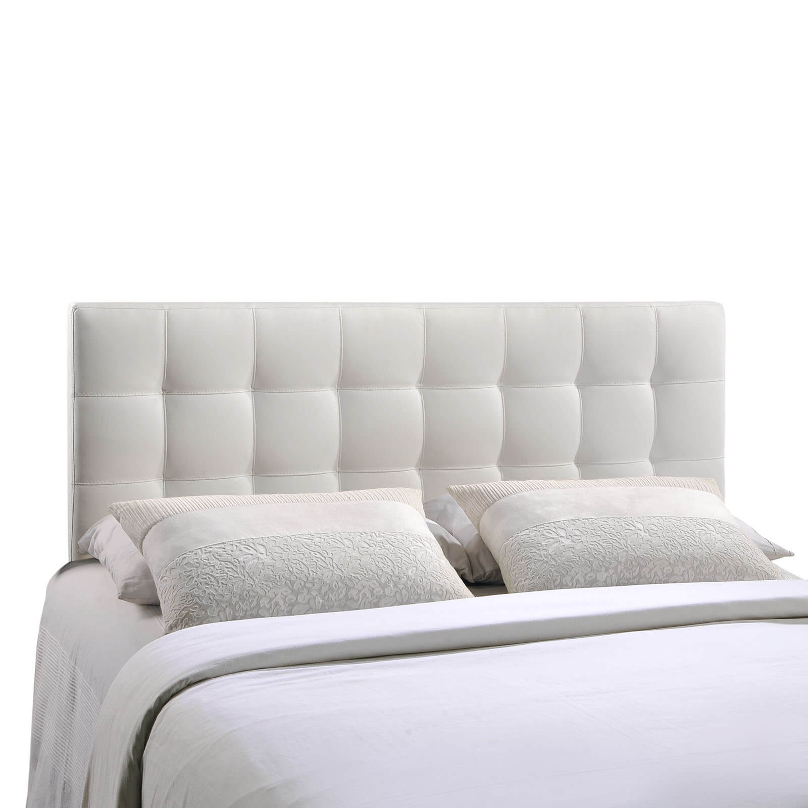 Lily Vinyl Full Size Headboard - Thumbnail 4