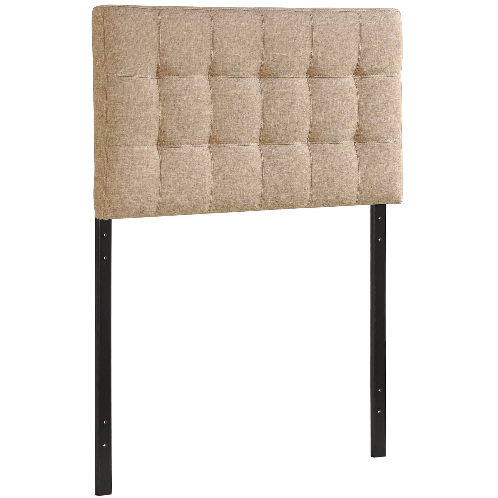 Lily Twin Fabric Headboard, Beige by Modway Furniture