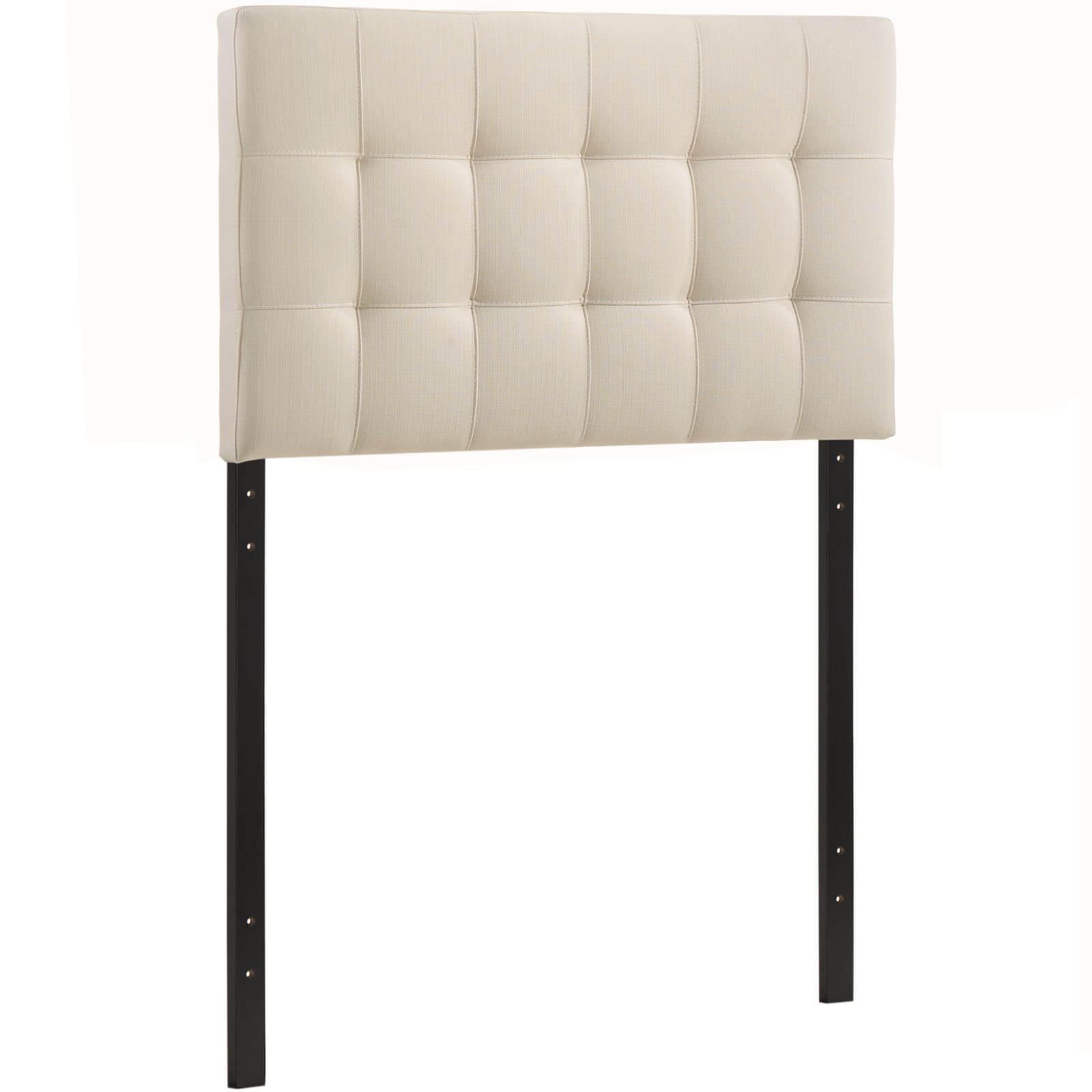 Lily Twin Fabric Headboard, Ivory by Modway Furniture