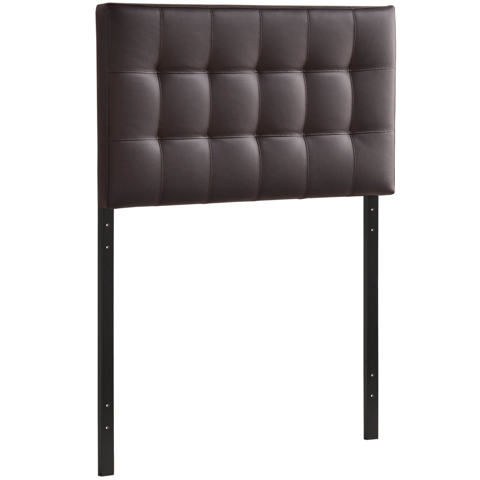 Lily Twin Vinyl Headboard, Brown by Modway Furniture