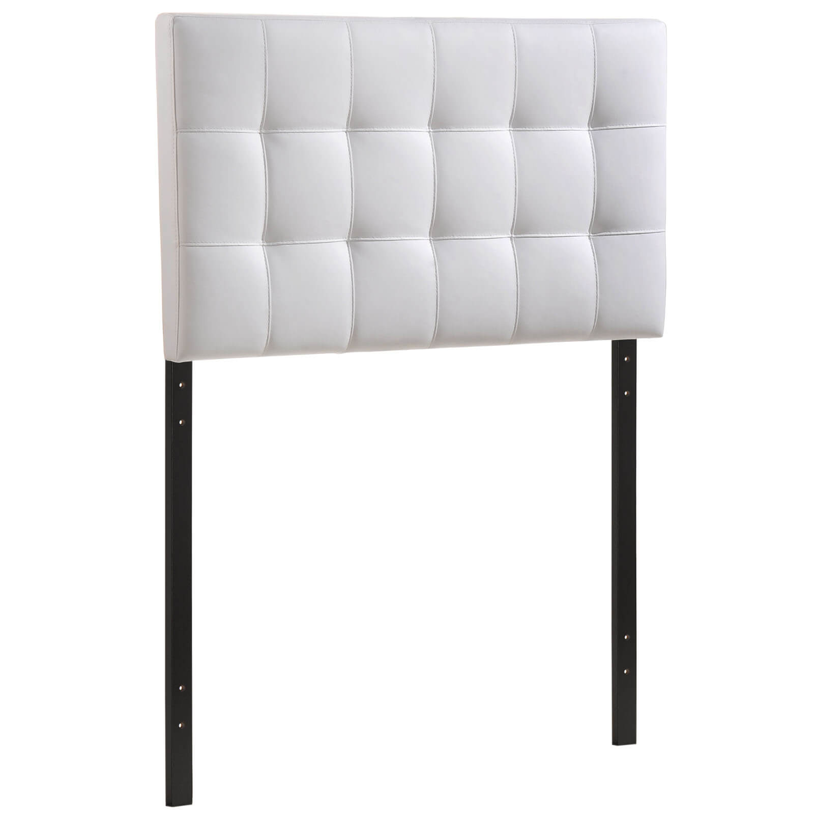 Lily Twin Vinyl Headboard, White by Modway Furniture