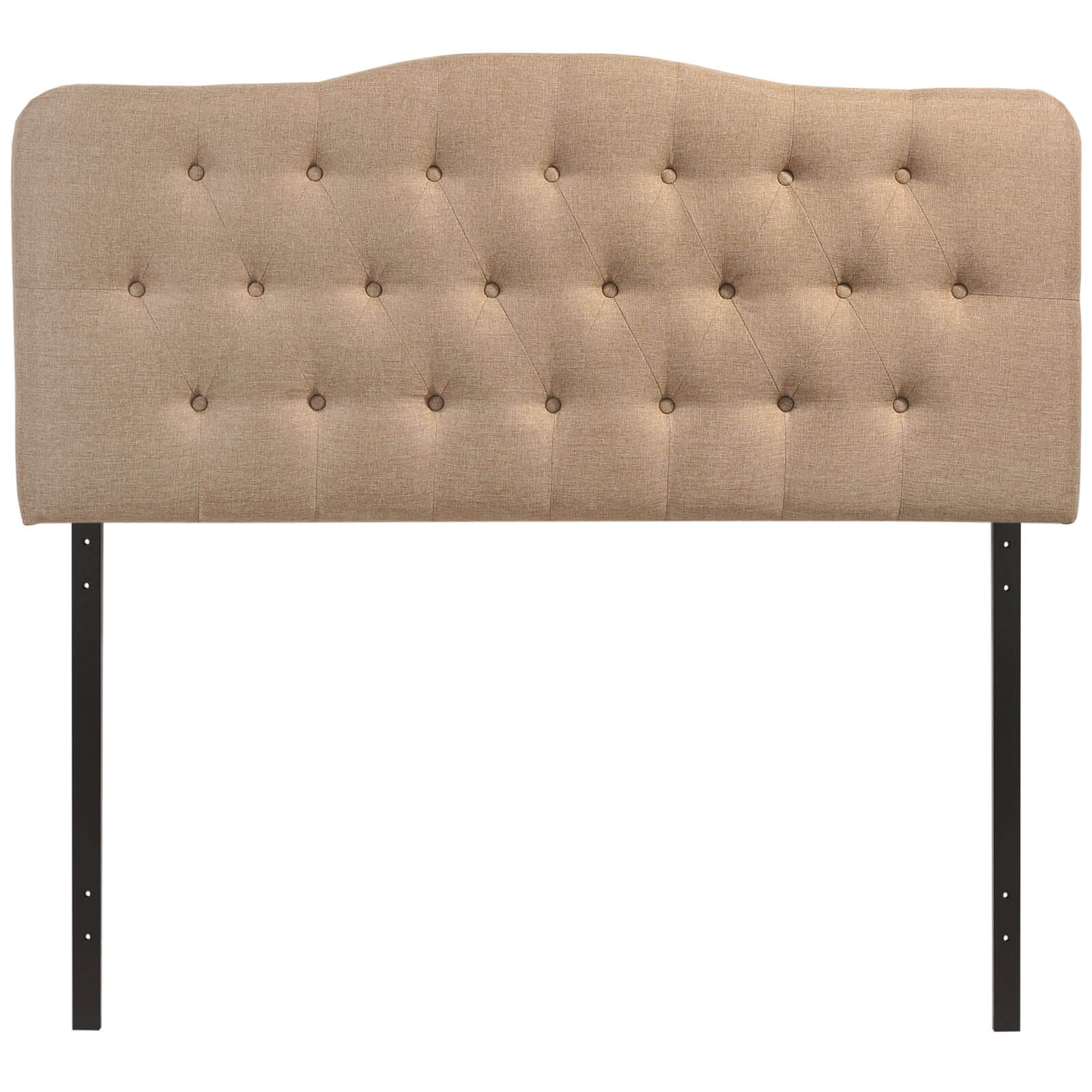 Annabel Queen Fabric Headboard, Beige by Modway Furniture