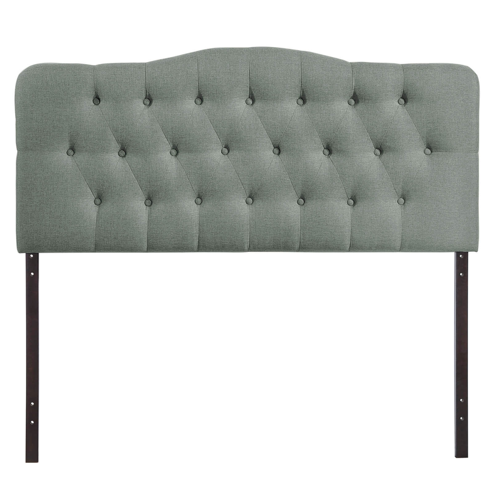 Annabel Queen Fabric Headboard, Gray by Modway Furniture