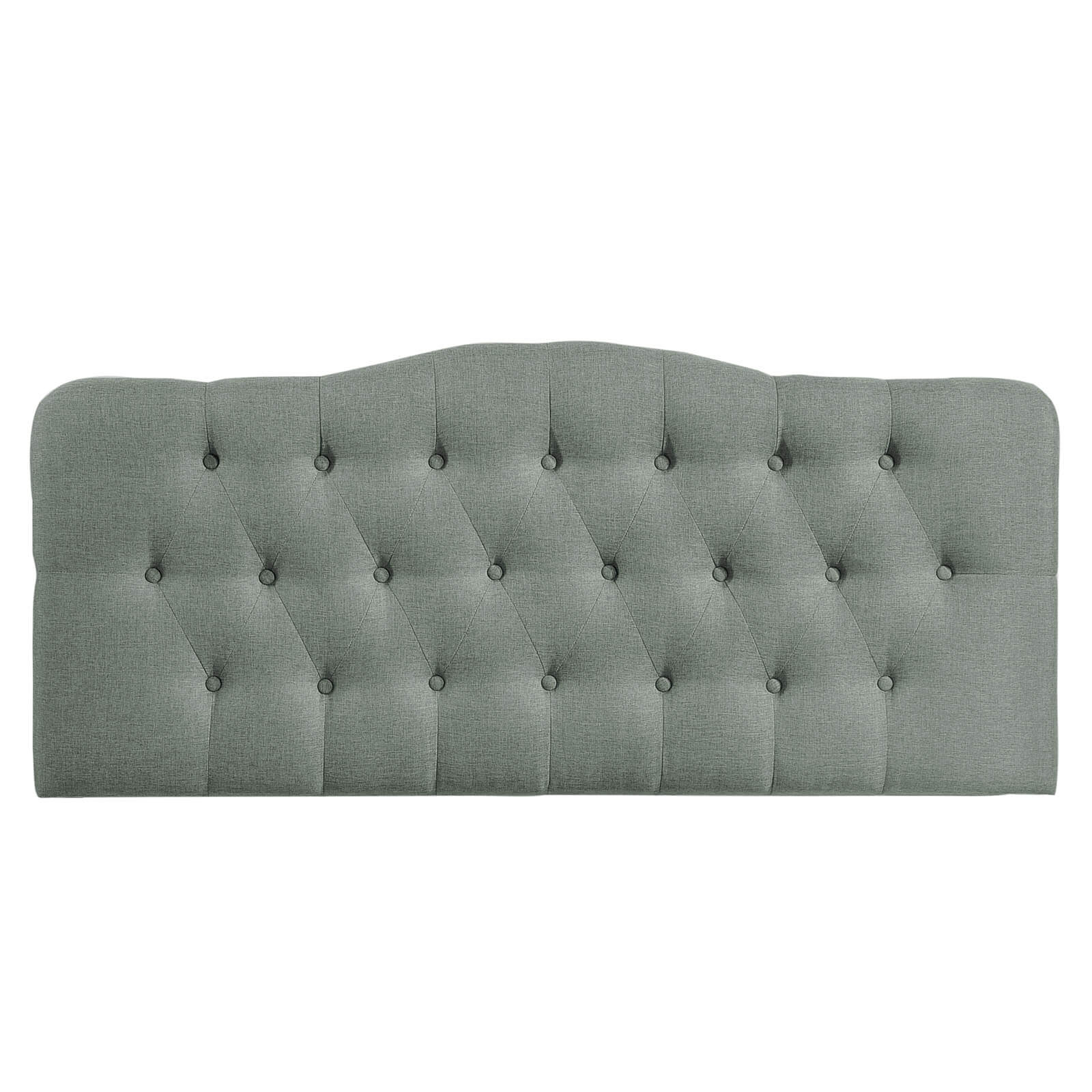 Annabel Queen Fabric Headboard, Gray by Modway Furniture