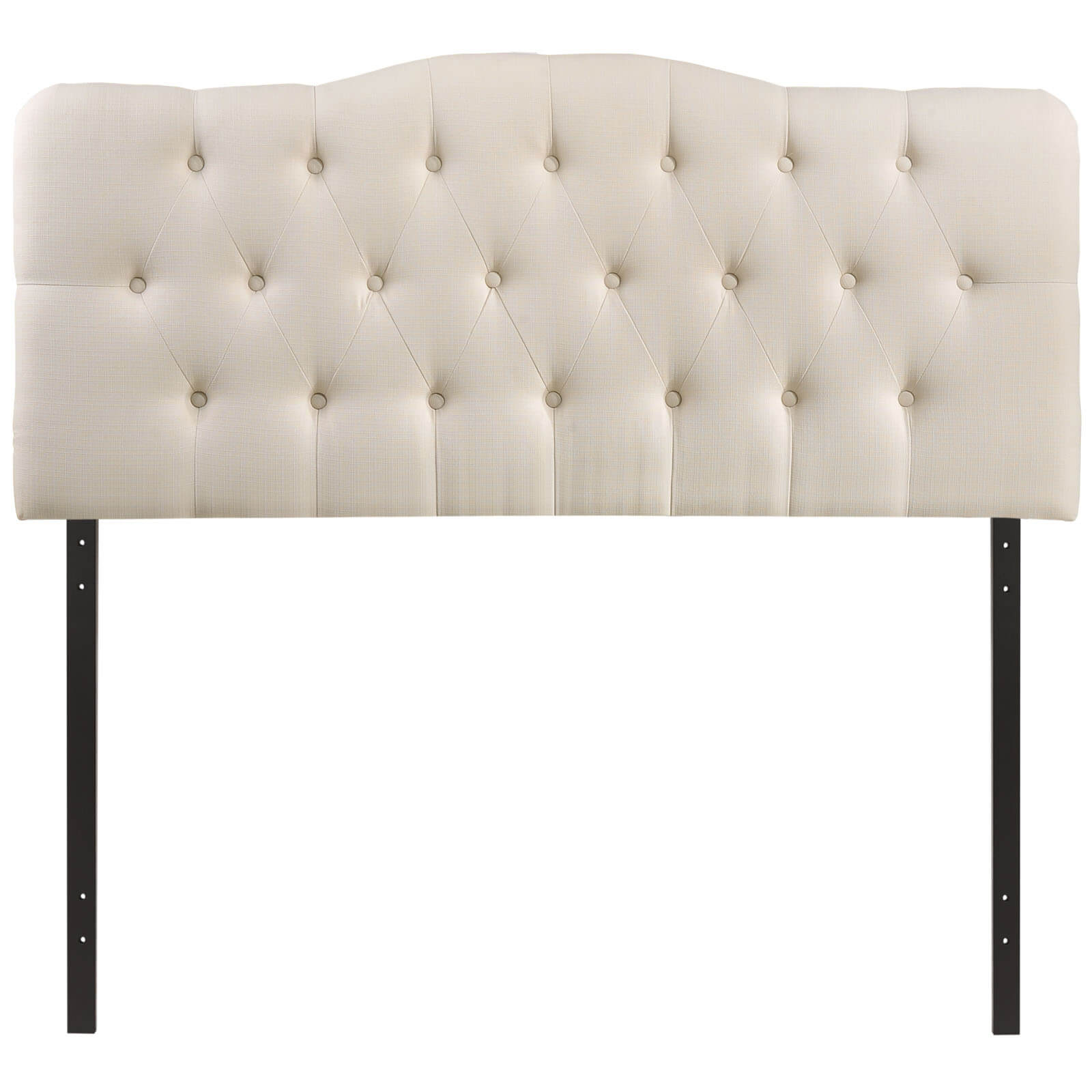 Annabel Queen Fabric Headboard, Ivory by Modway Furniture