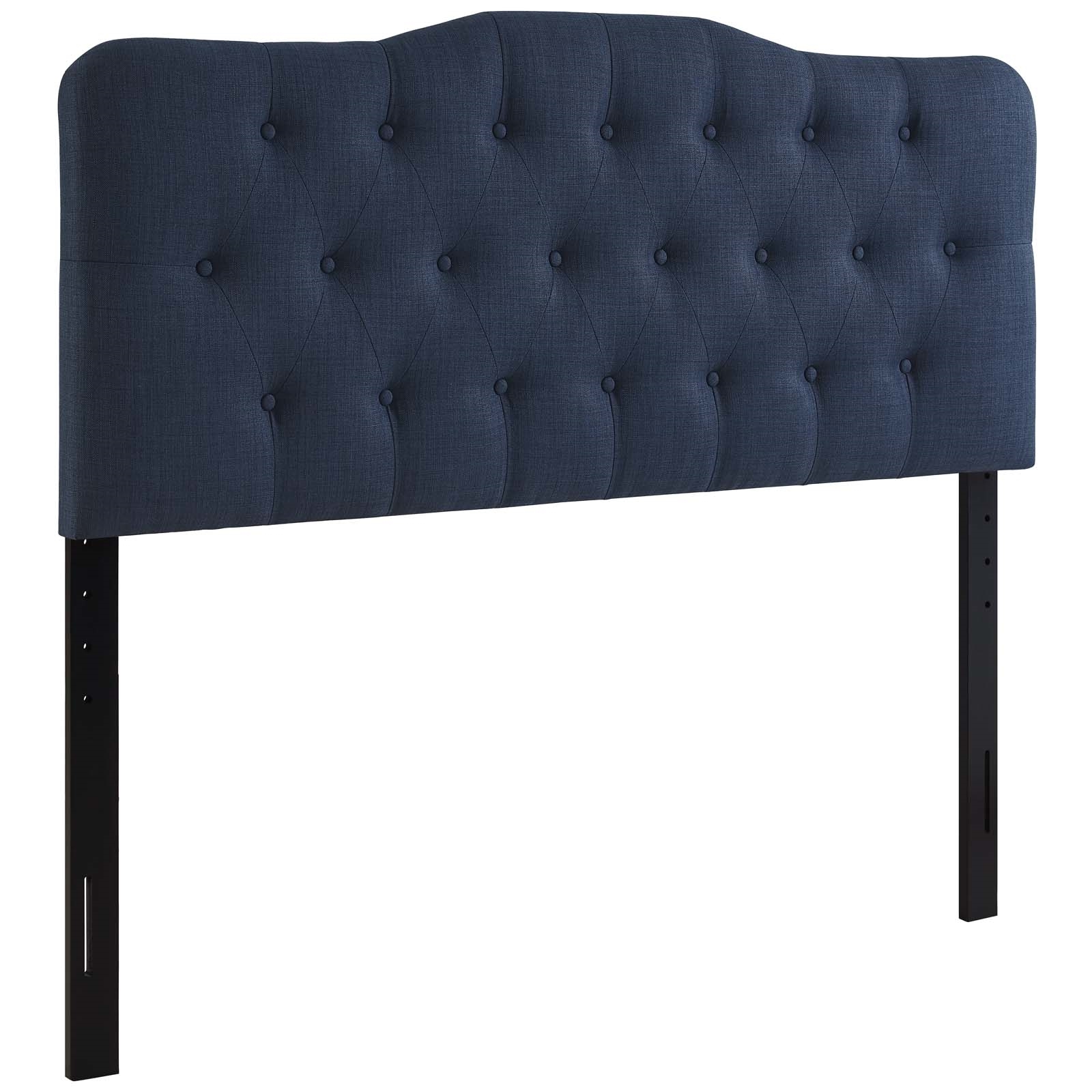 Annabel Queen Fabric Headboard, Navy by Modway Furniture