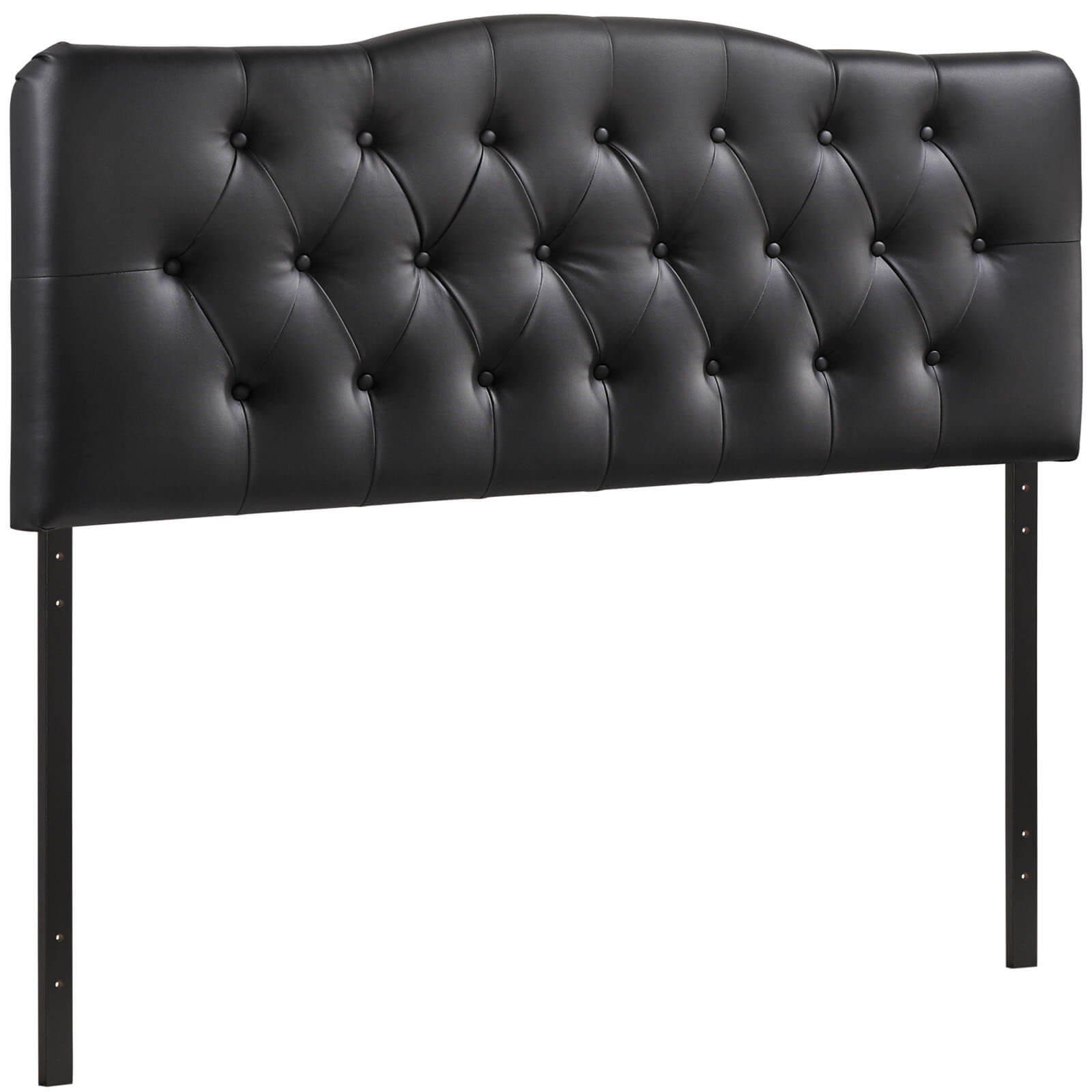 Annabel Queen Vinyl Headboard, Black by Modway Furniture