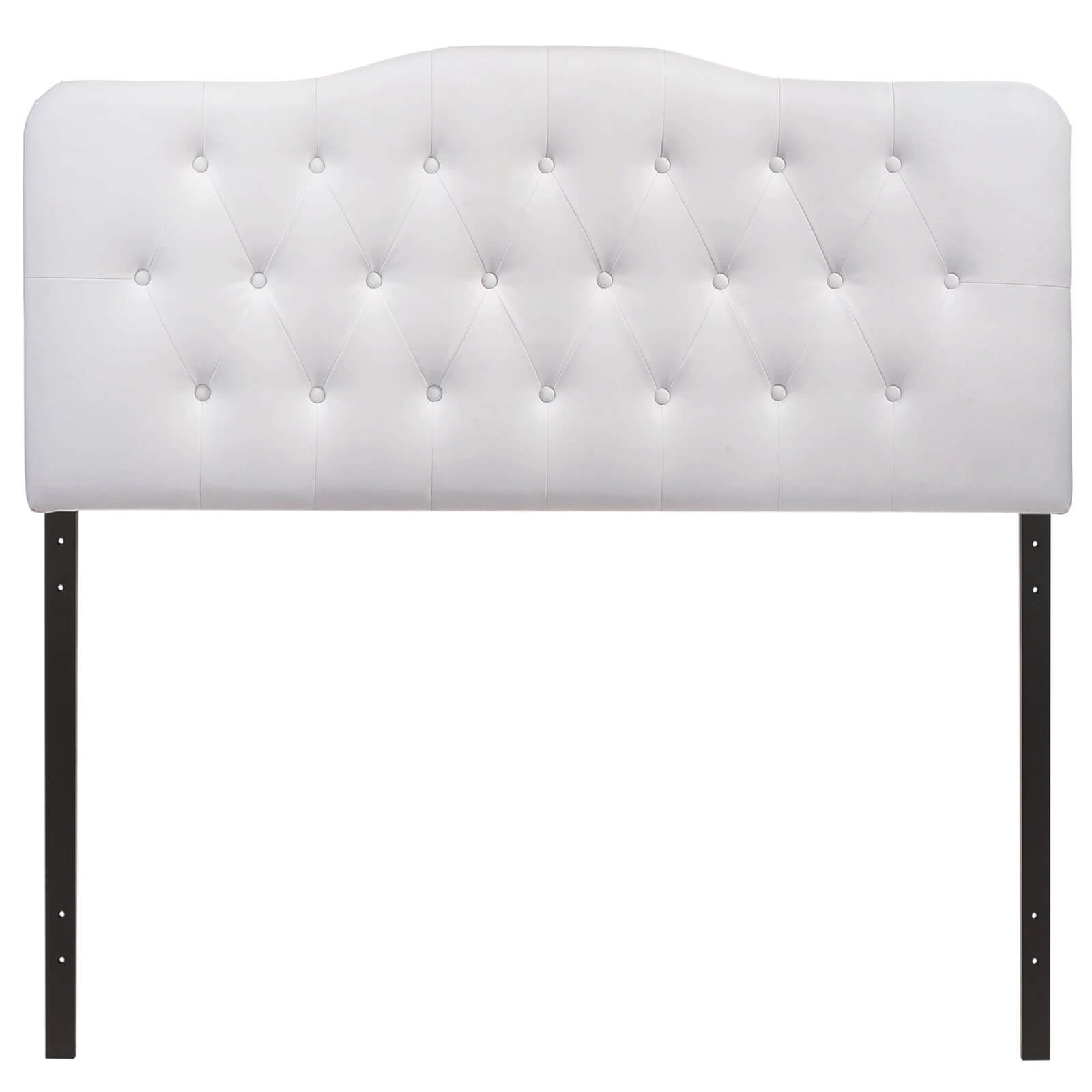 Annabel Queen Vinyl Headboard, White by Modway Furniture