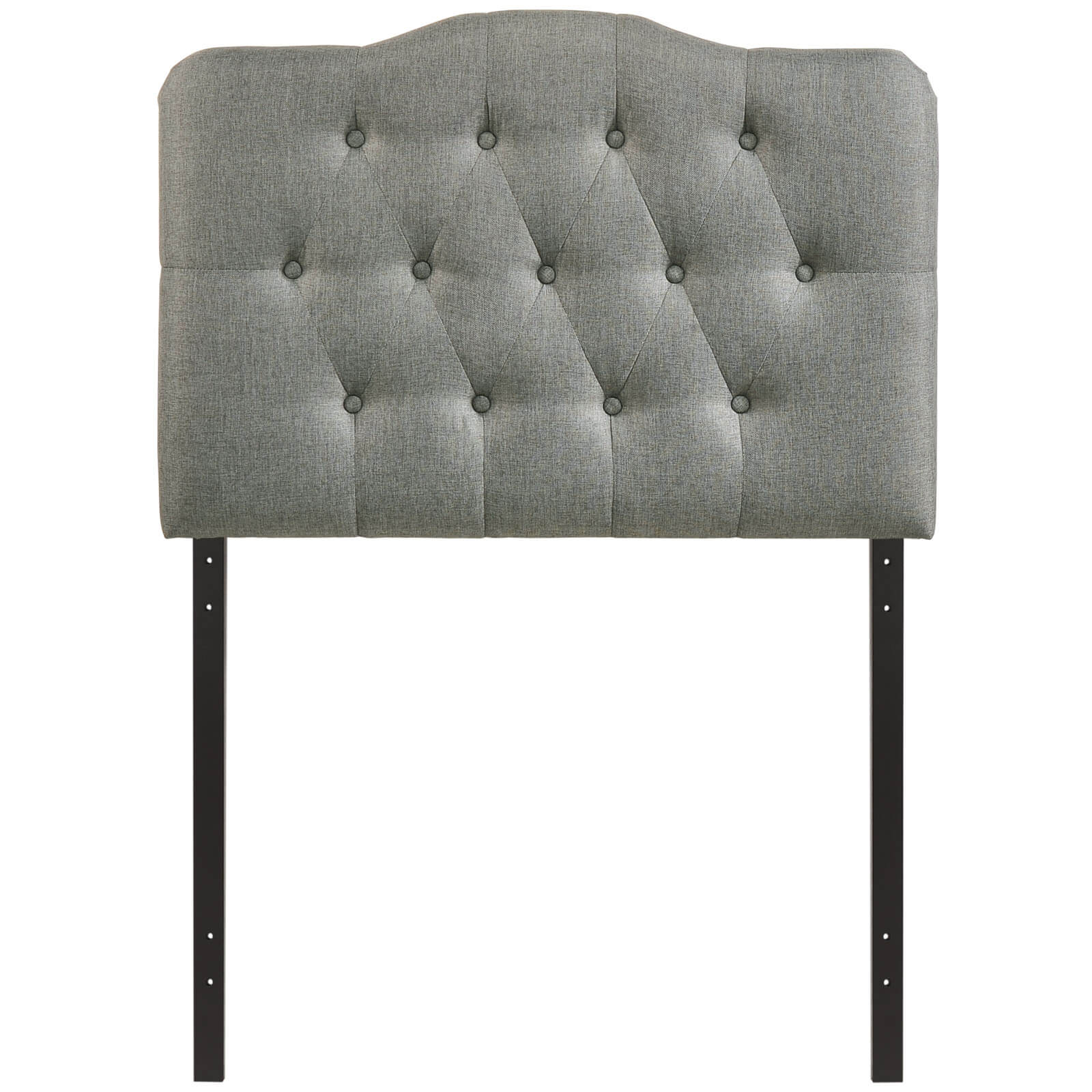 Annabel Twin Fabric Headboard, Gray by Modway Furniture