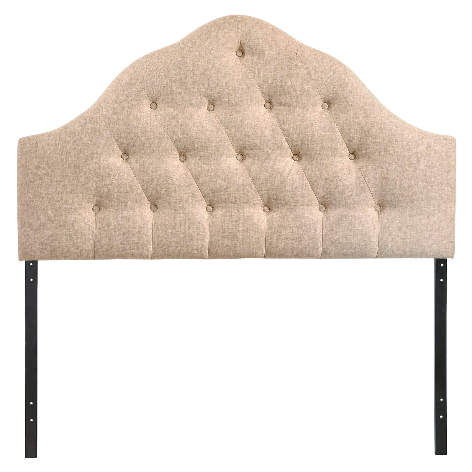 Sovereign Queen Fabric Headboard, Beige by Modway Furniture