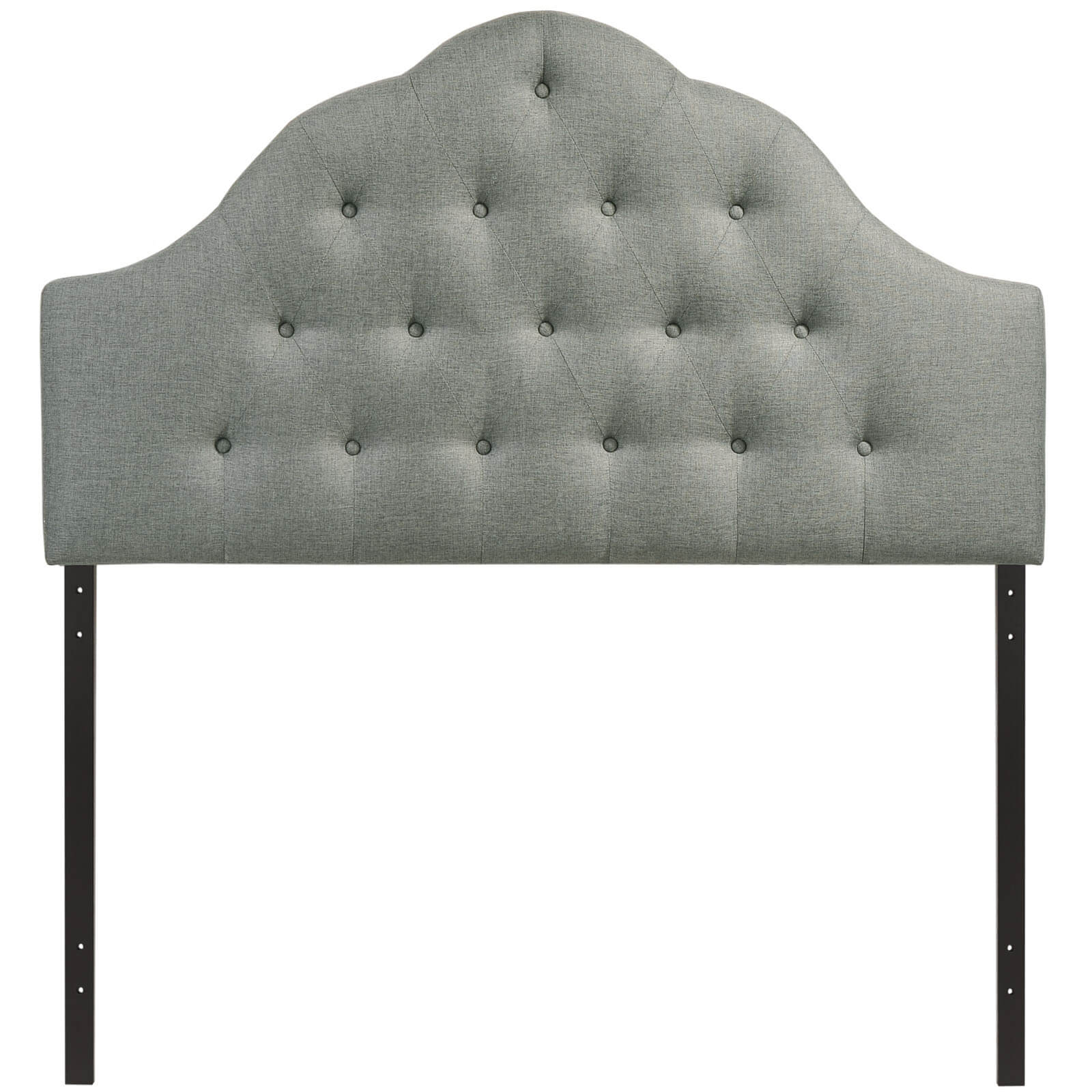 Sovereign Queen Fabric Headboard, Gray by Modway Furniture