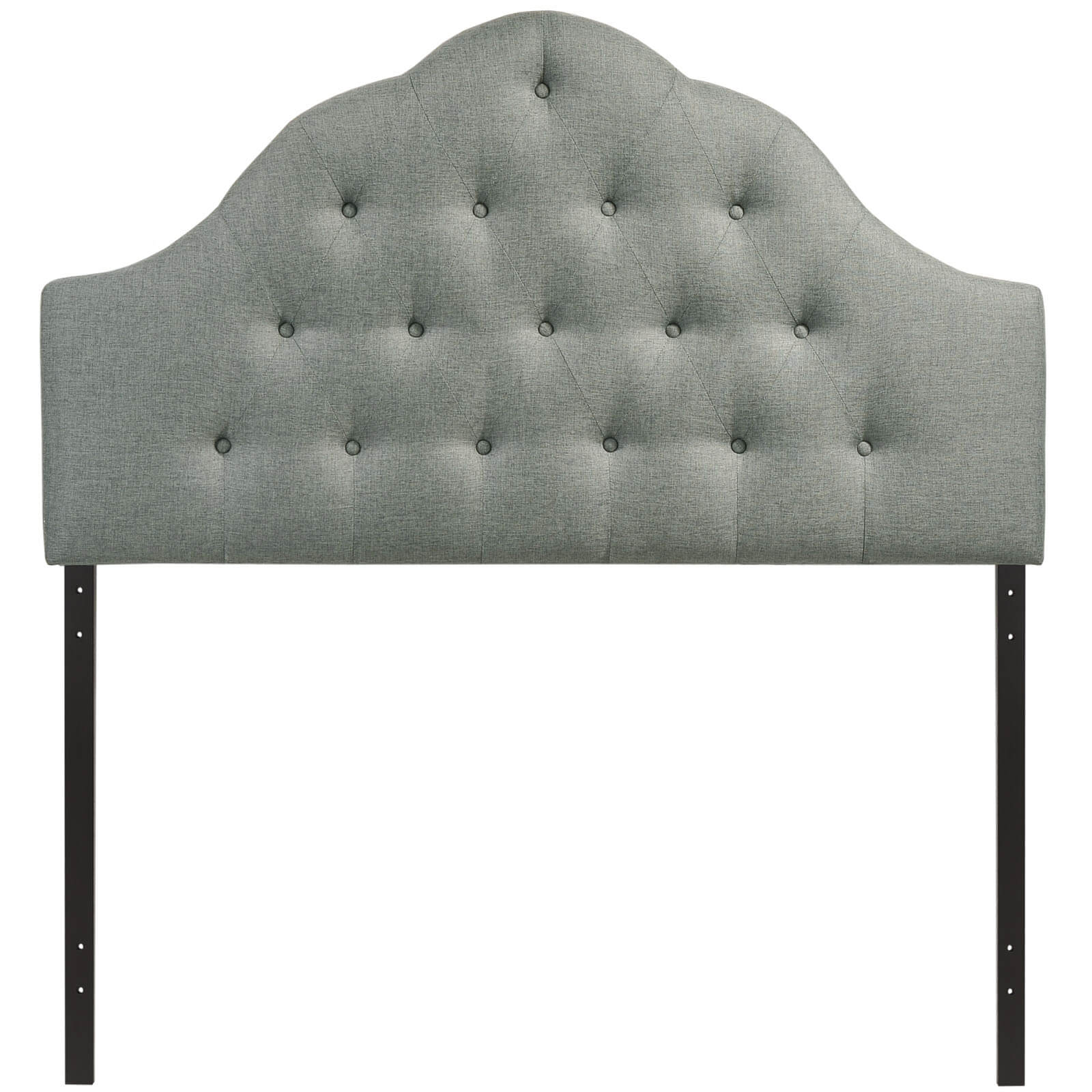 Sovereign King Fabric Headboard, Gray by Modway Furniture