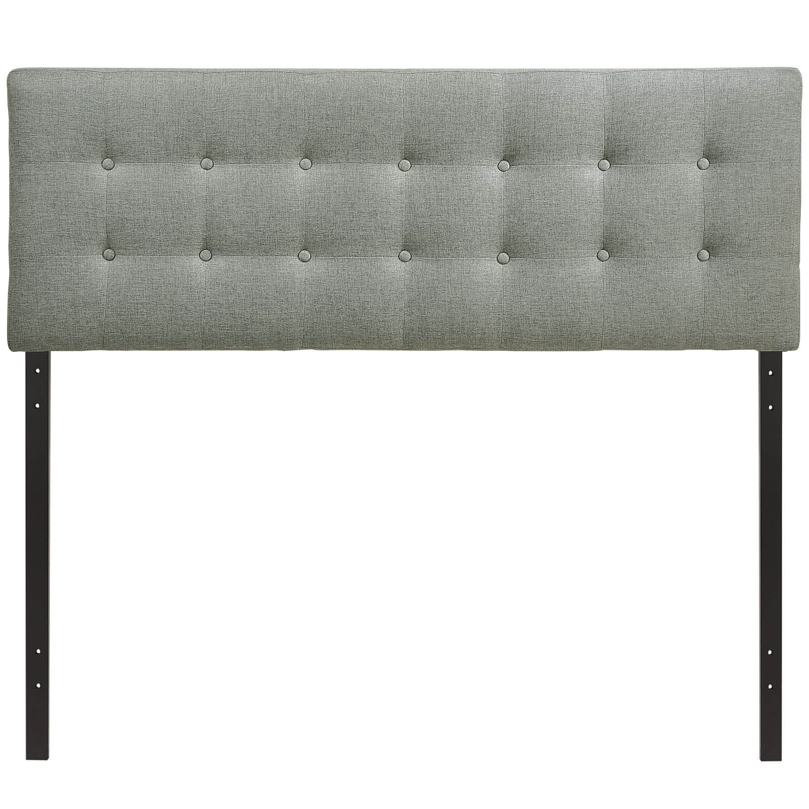 Emily Queen Fabric Headboard, Gray by Modway Furniture