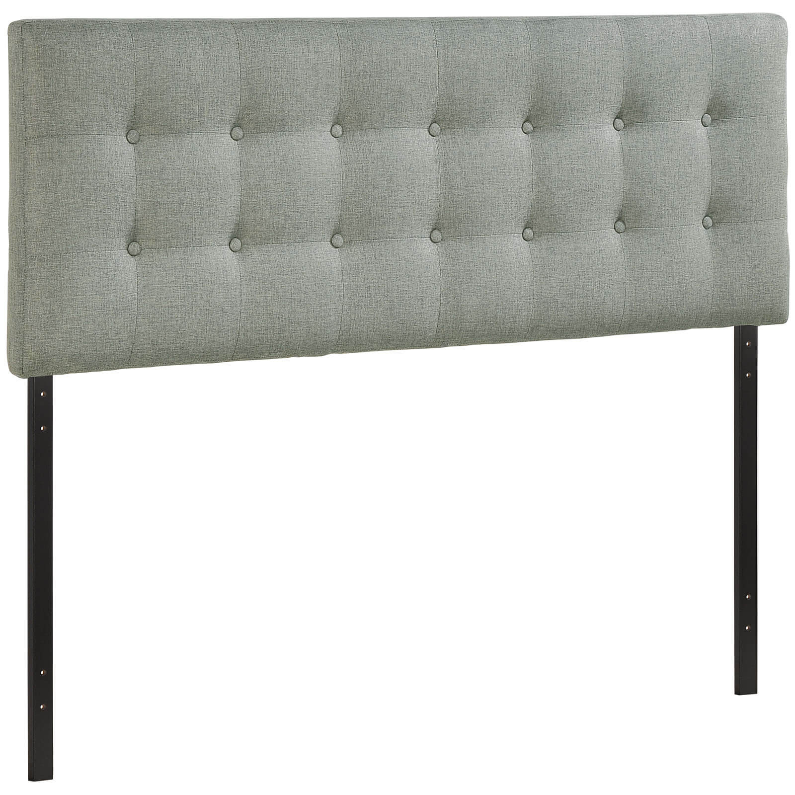 Emily Queen Fabric Headboard, Gray by Modway Furniture
