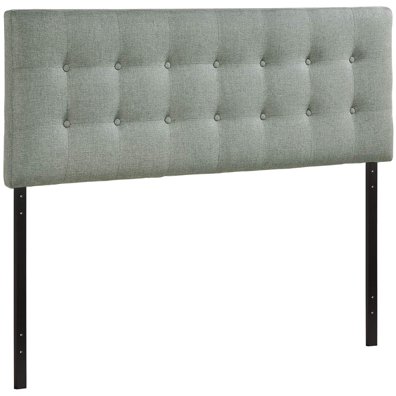 Emily Full Fabric Headboard, Gray by Modway Furniture