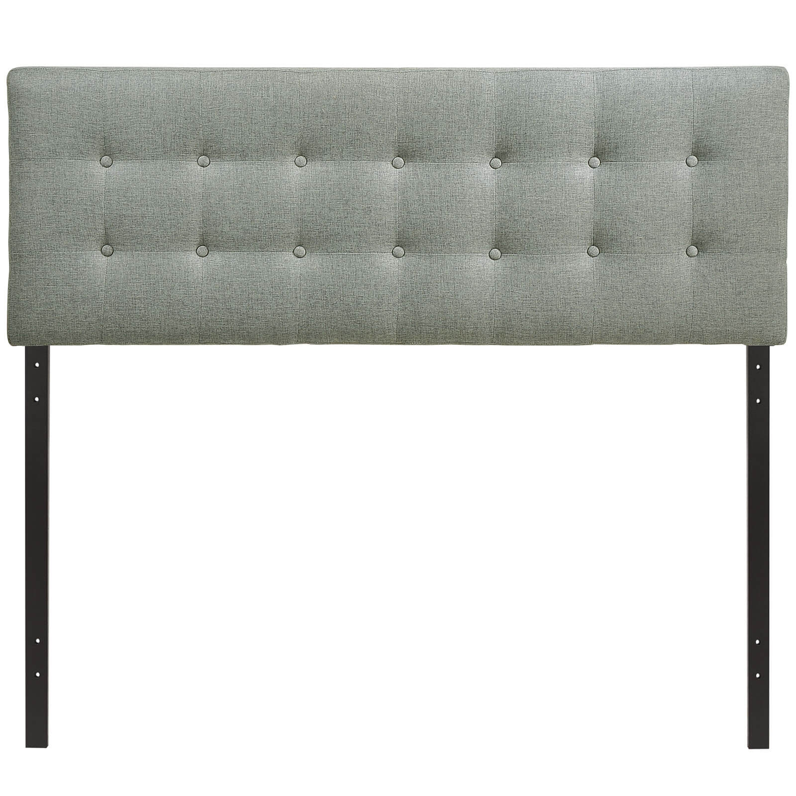 Emily Full Fabric Headboard, Gray by Modway Furniture