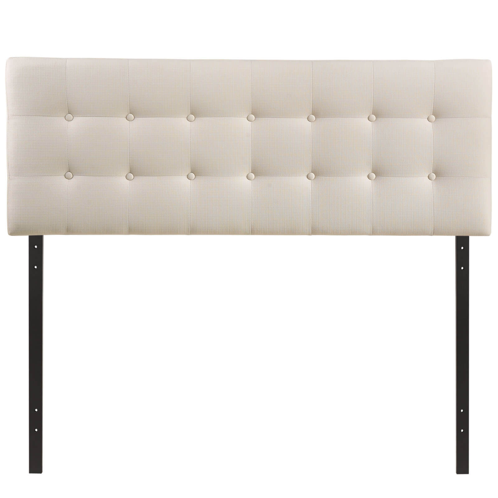 Emily Full Fabric Headboard, Ivory by Modway Furniture