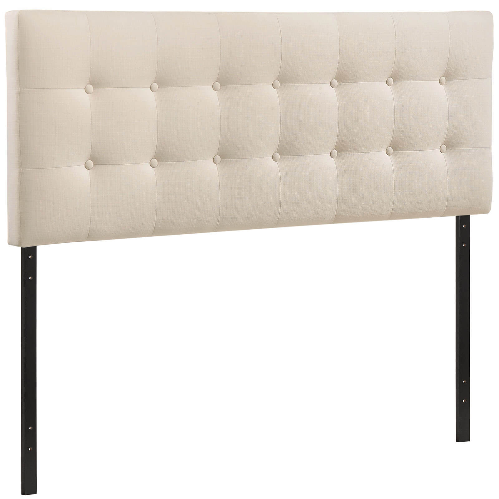 Emily Full Fabric Headboard, Ivory by Modway Furniture