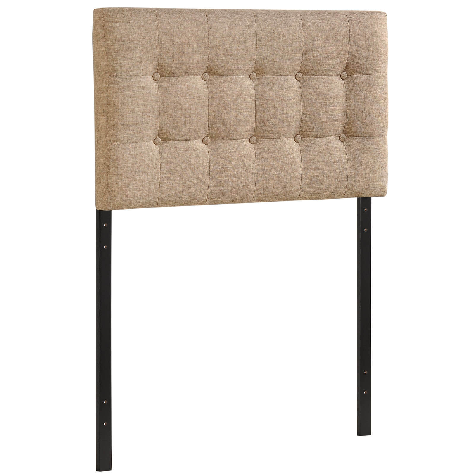 Emily Twin Fabric Headboard, Beige by Modway Furniture