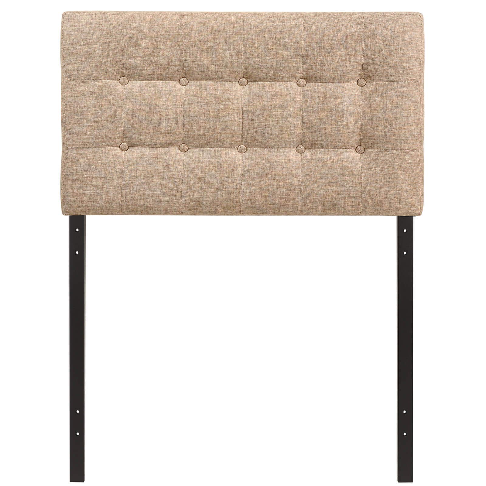 Emily Twin Fabric Headboard, Beige by Modway Furniture