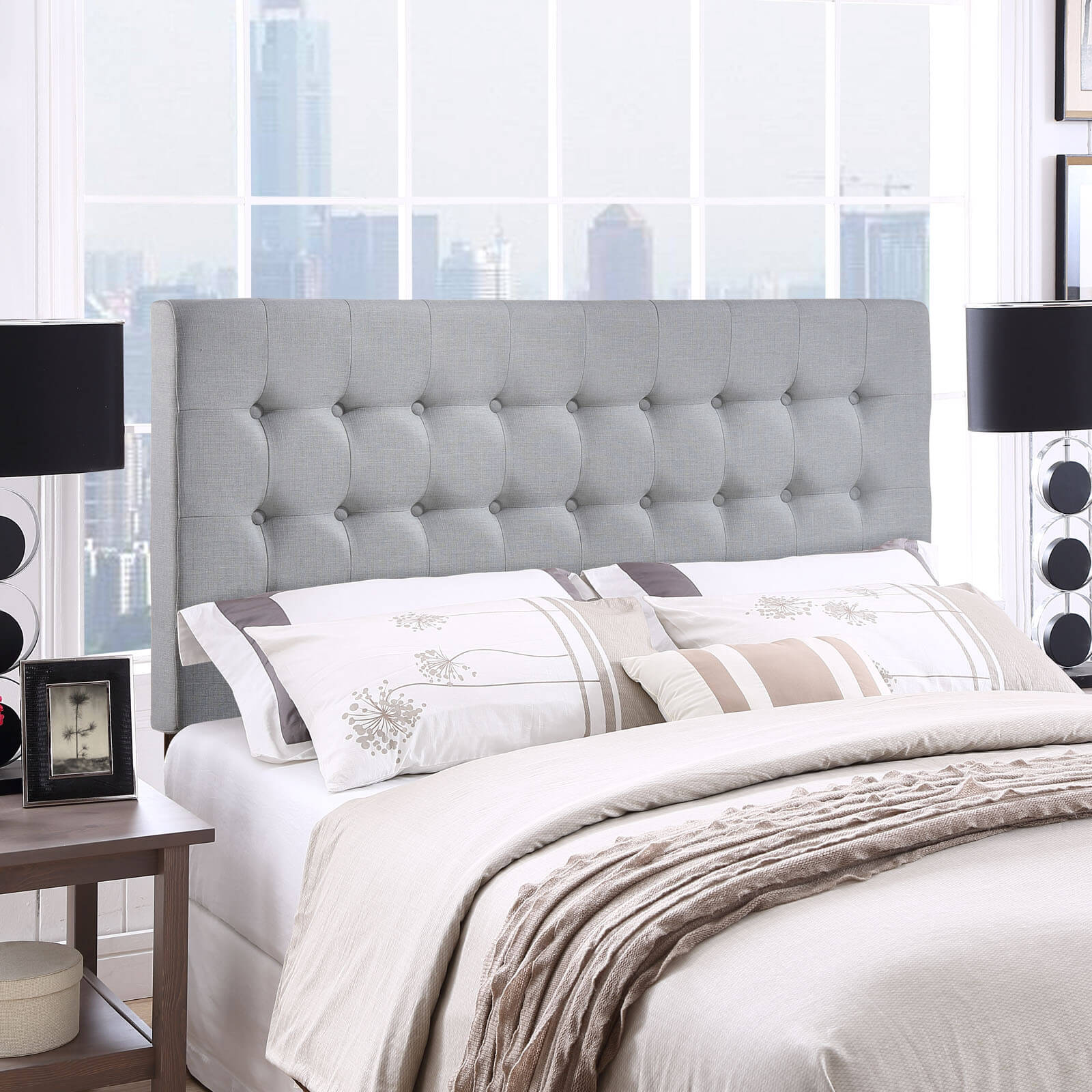 Tinble Queen Headboard, Gray by Modway Furniture