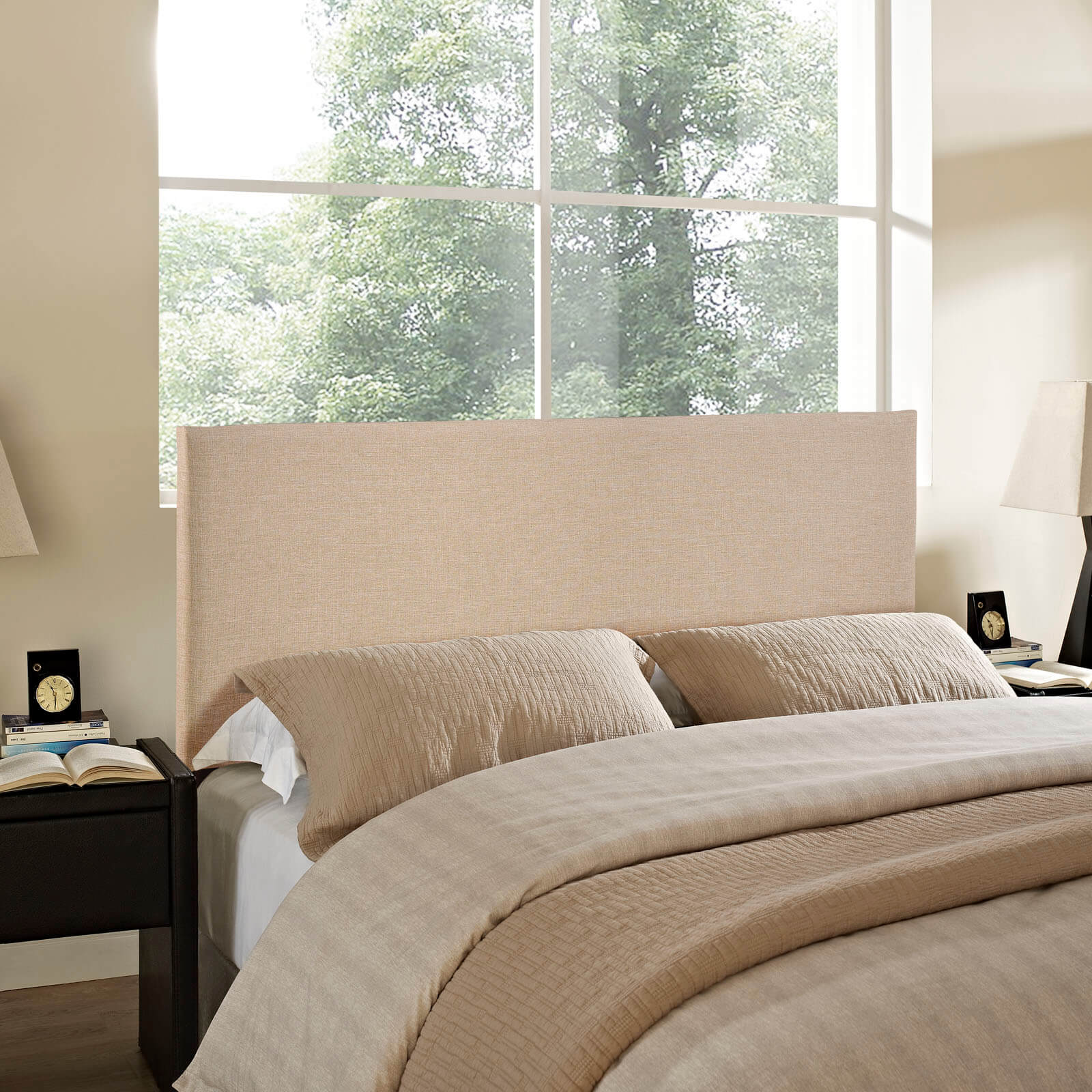 Region Queen Upholstered Headboard, Cafe by Modway Furniture